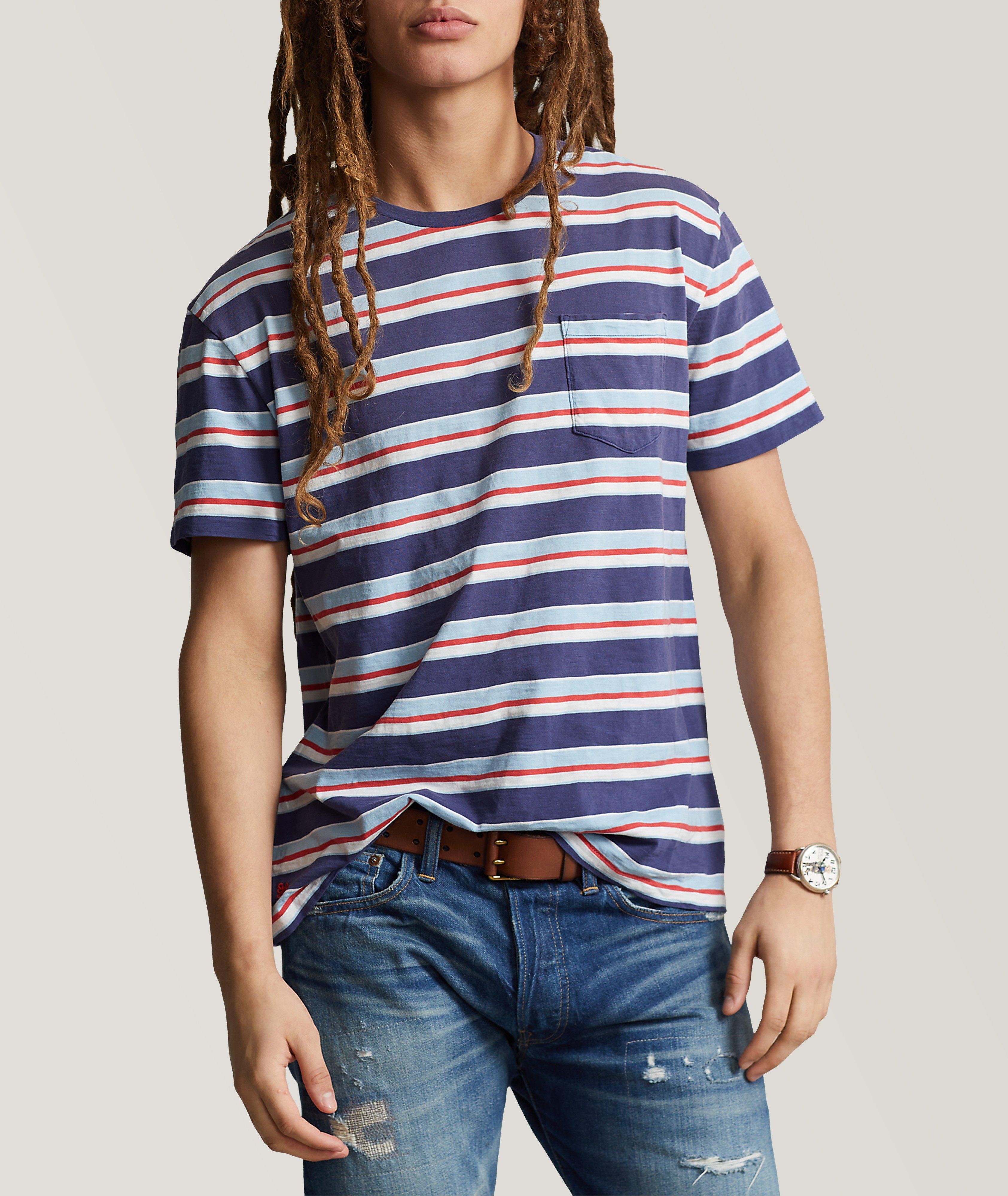 Striped Jersey Cotton T-Shirt image 1