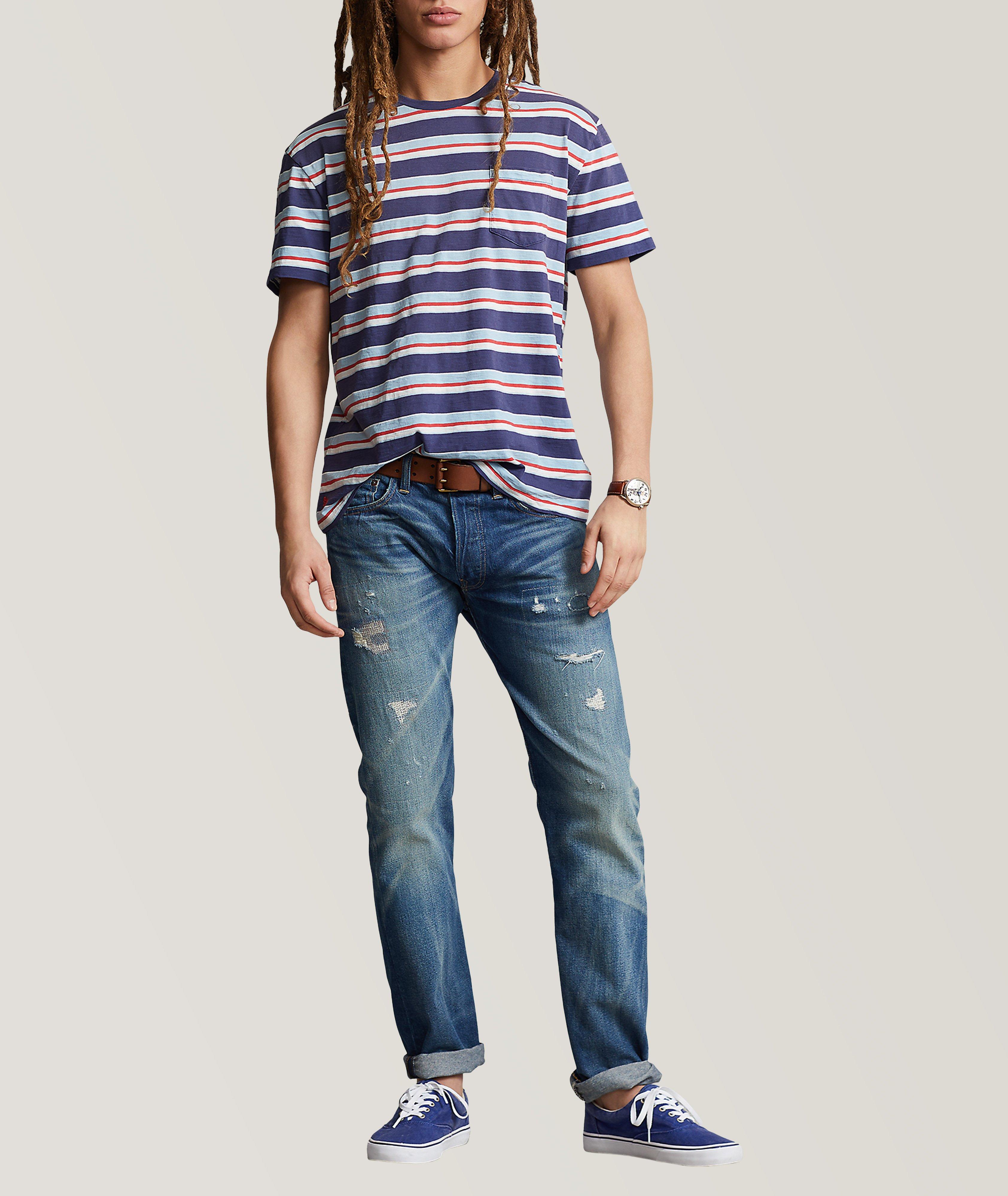 Striped Jersey Cotton T-Shirt image 3