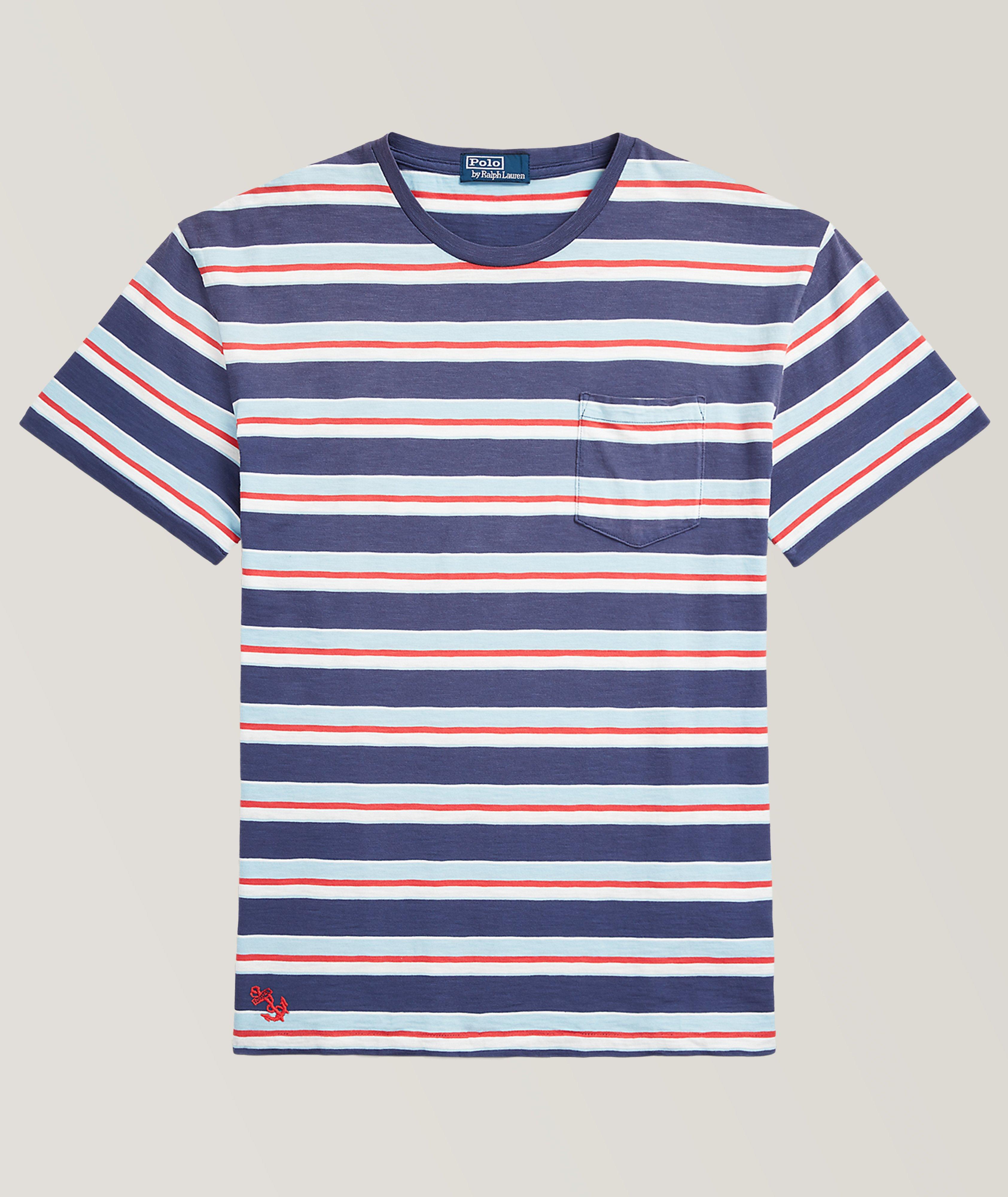 Striped Jersey Cotton T-Shirt image 0