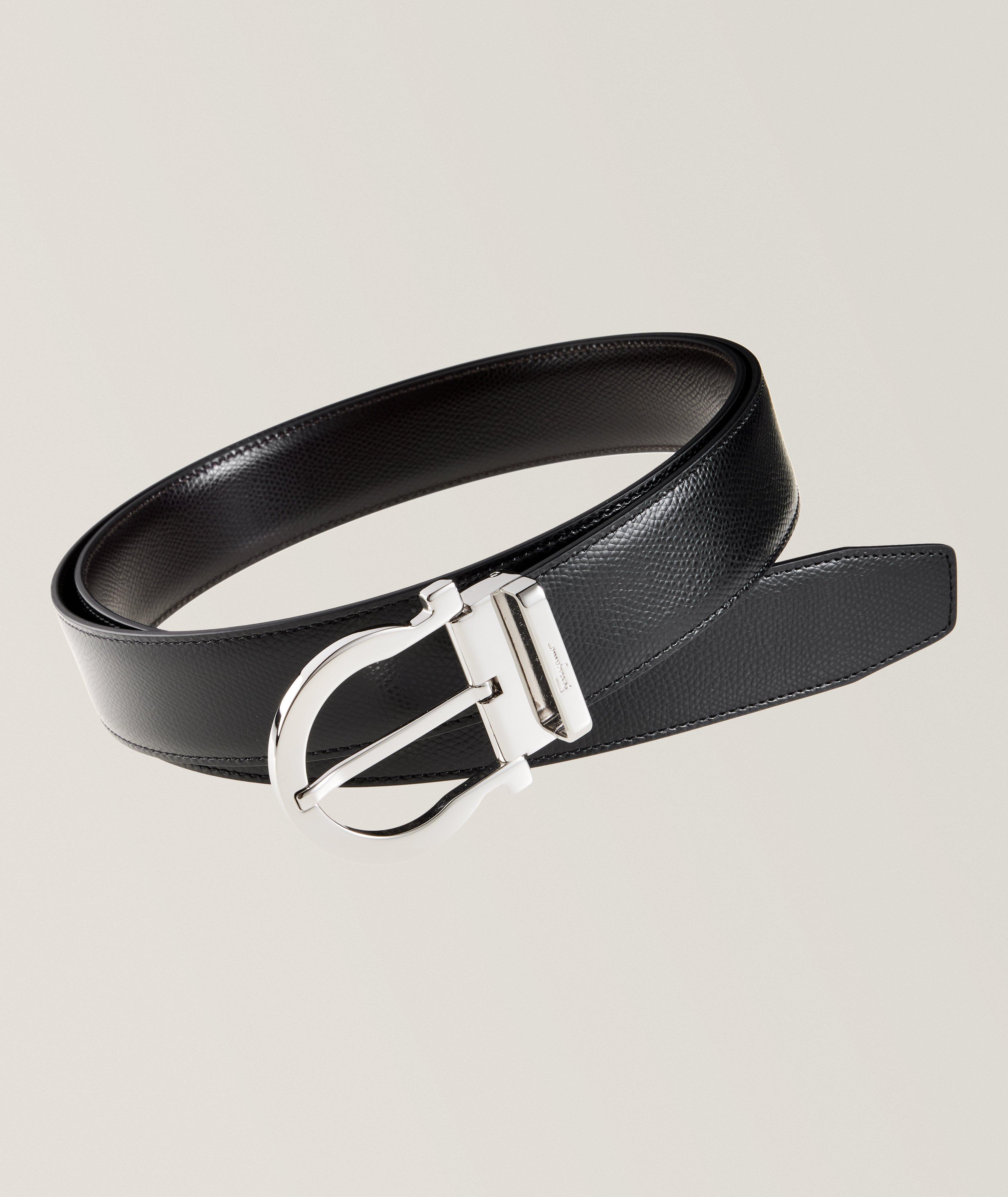 Gancini shop leather belt