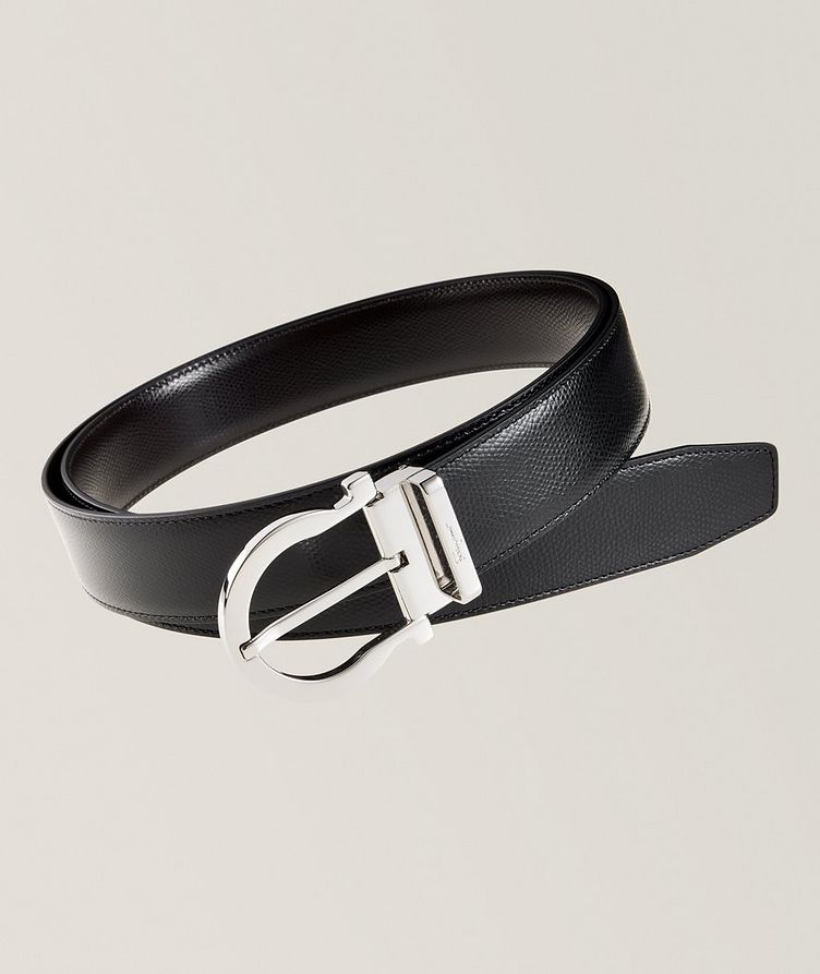 Single Gancini Reversible Leather Belt  image 0