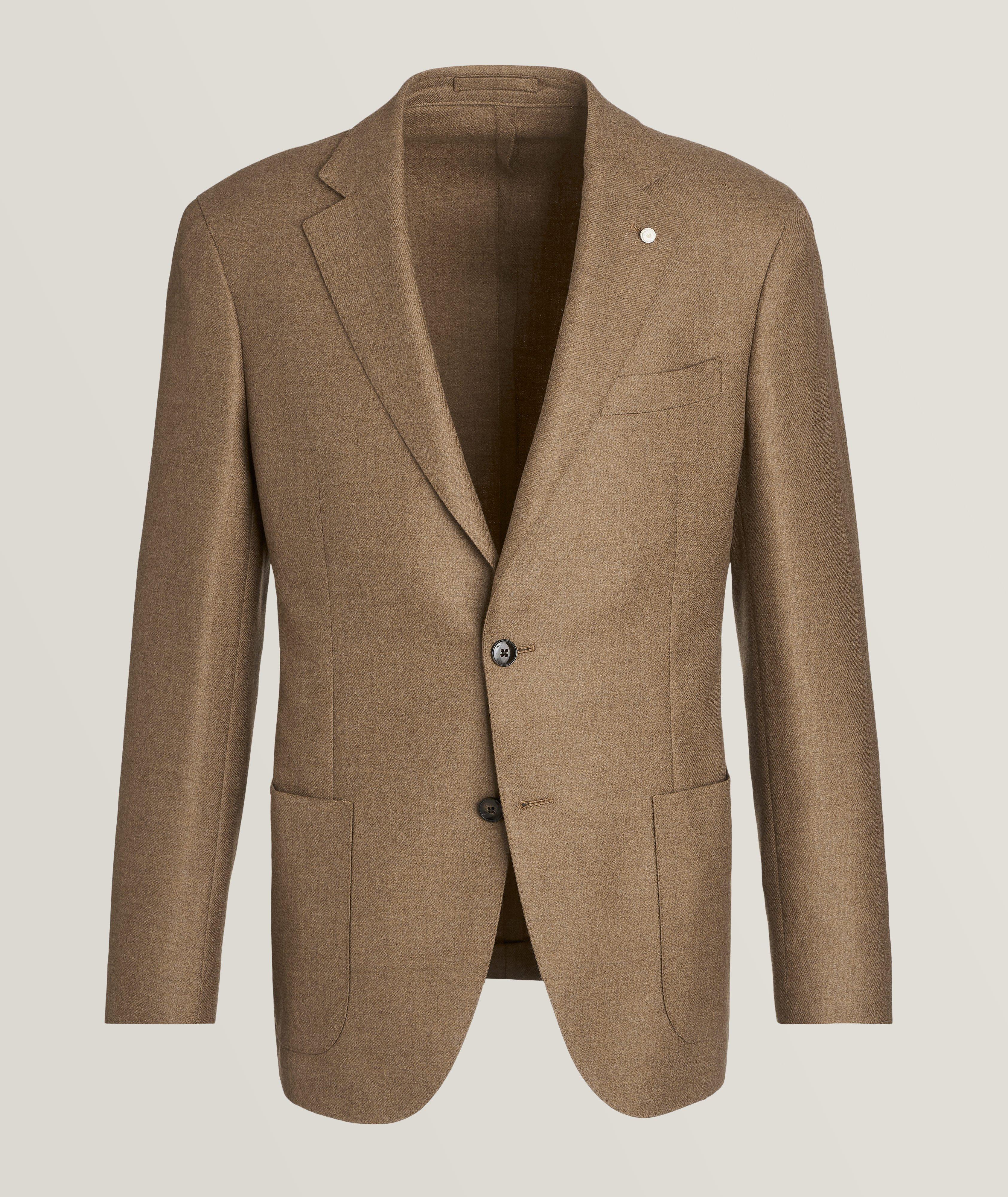 Luigi Bianchi Virgin Wool-Cashmere Twill Sport Jacket | Sport