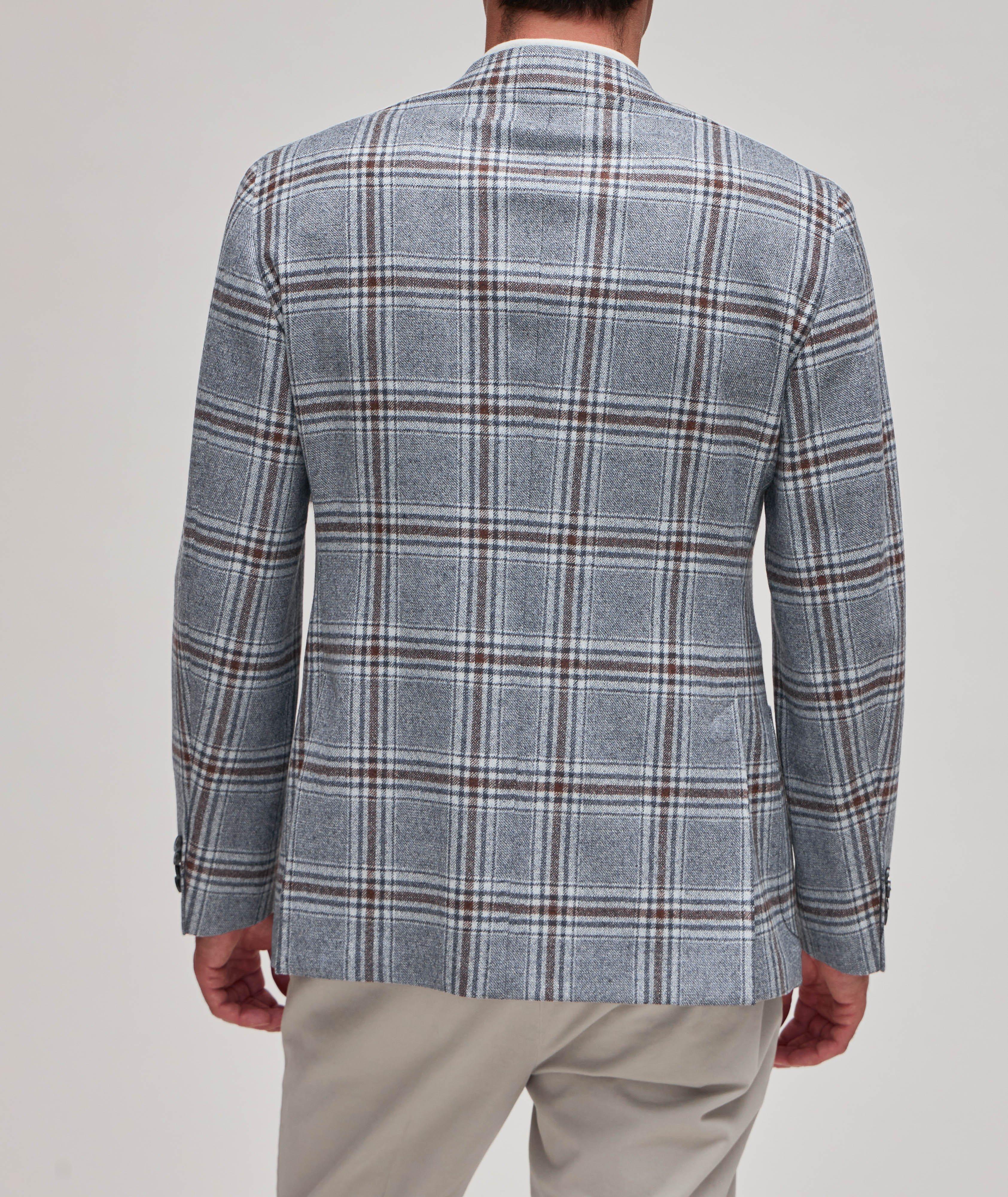 Slim-Fit Windowpane Wool Sport Jacket image 2