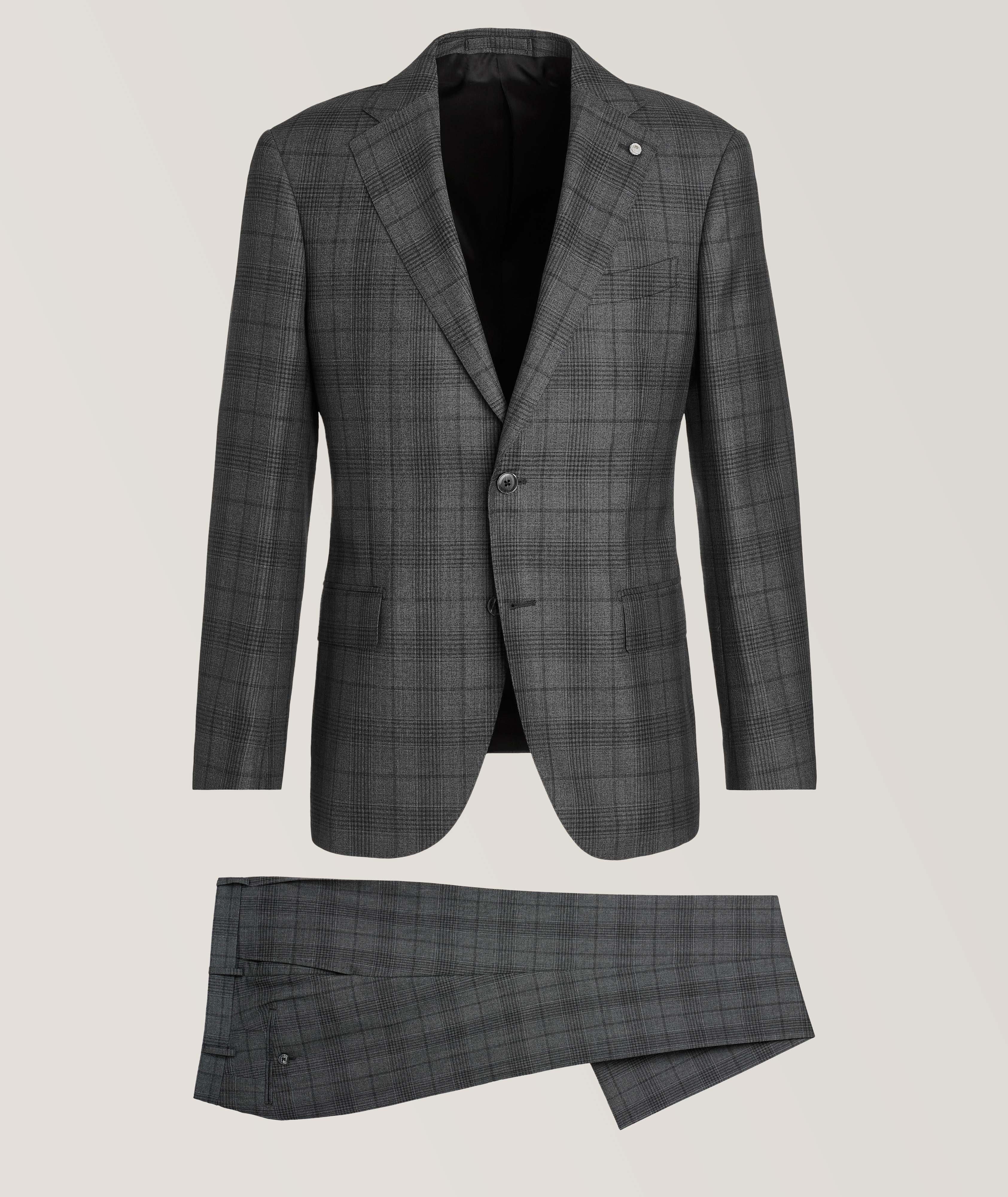 Tonal Plaid Virgin Wool Suit image 0