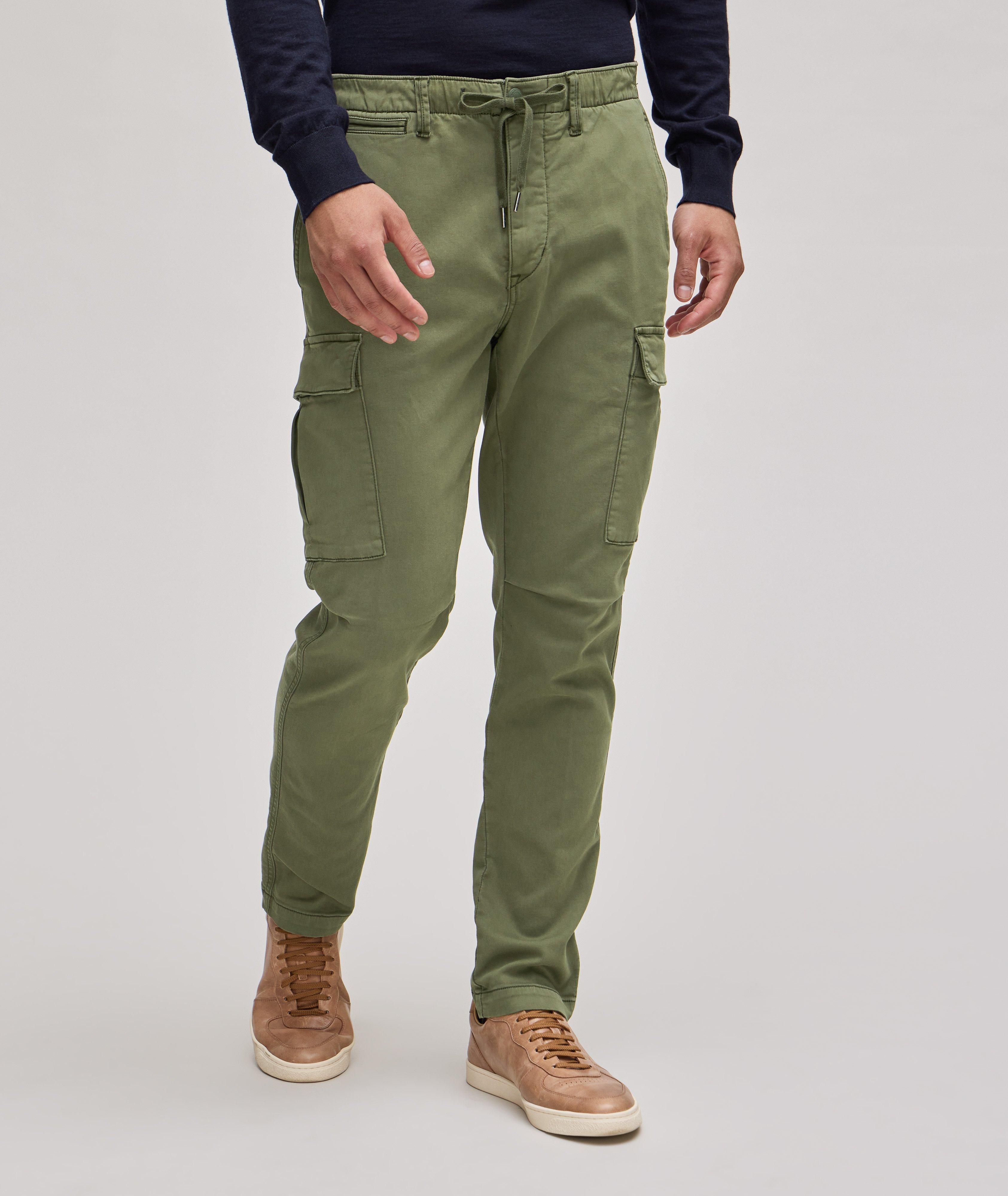 Herb Olive Stretch Cargo Pants