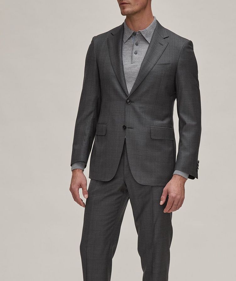 Contemporary Line Micro Prince of Whales Wool Suit image 1