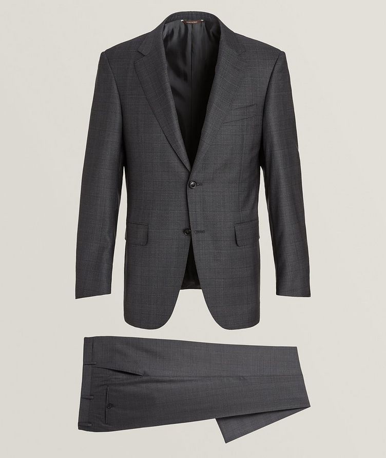 Contemporary Line Micro Prince of Whales Wool Suit image 0