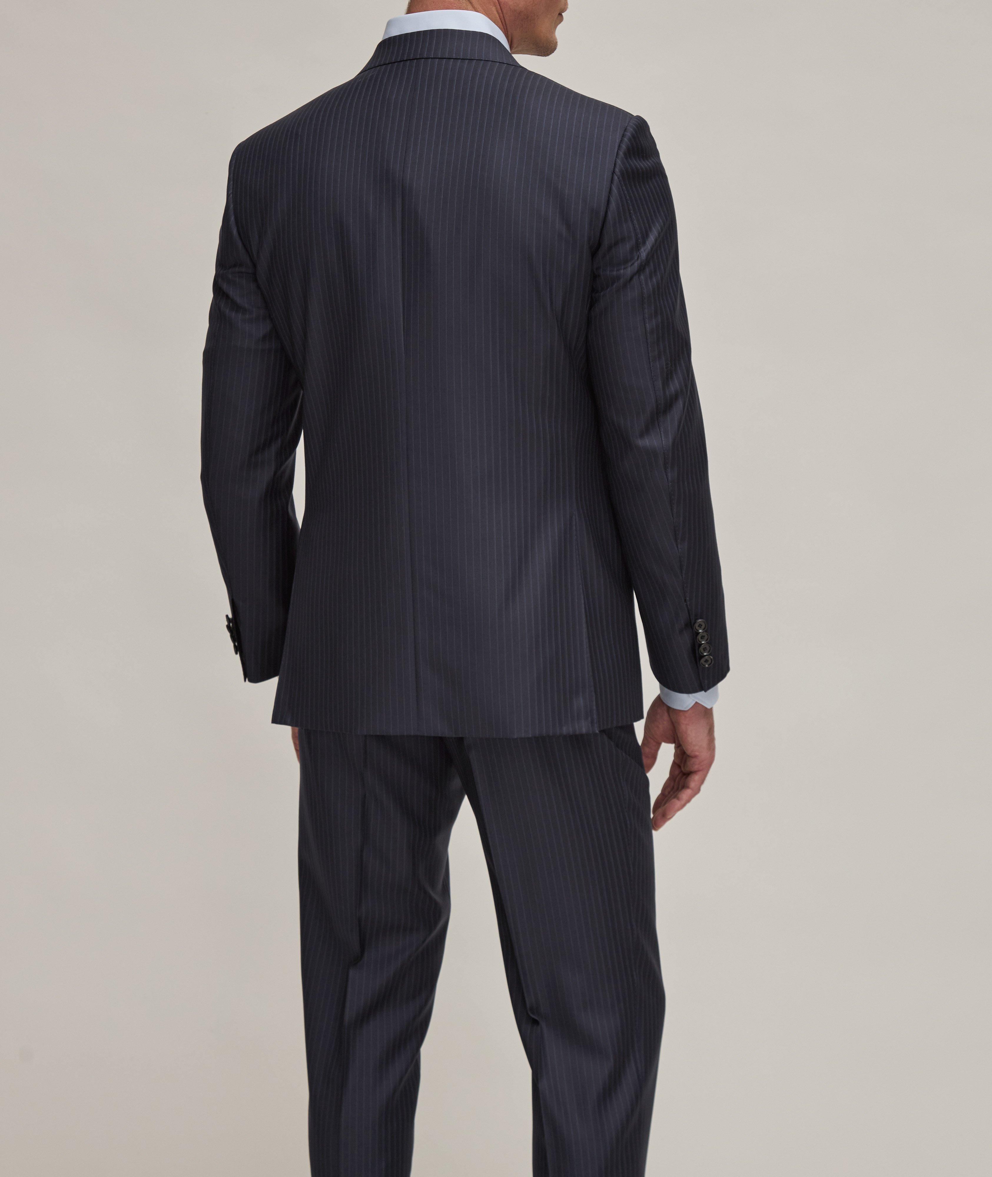Contemporary Line Pinstripe Wool Suit image 2