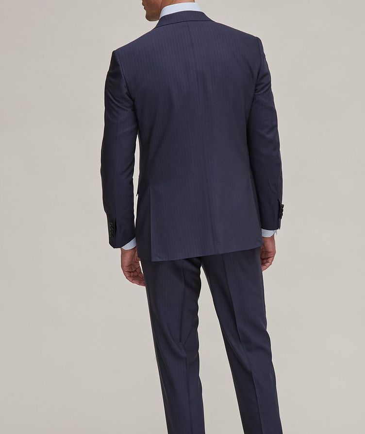 Contemporary Line Tonal Pinstripe Wool Suit image 2