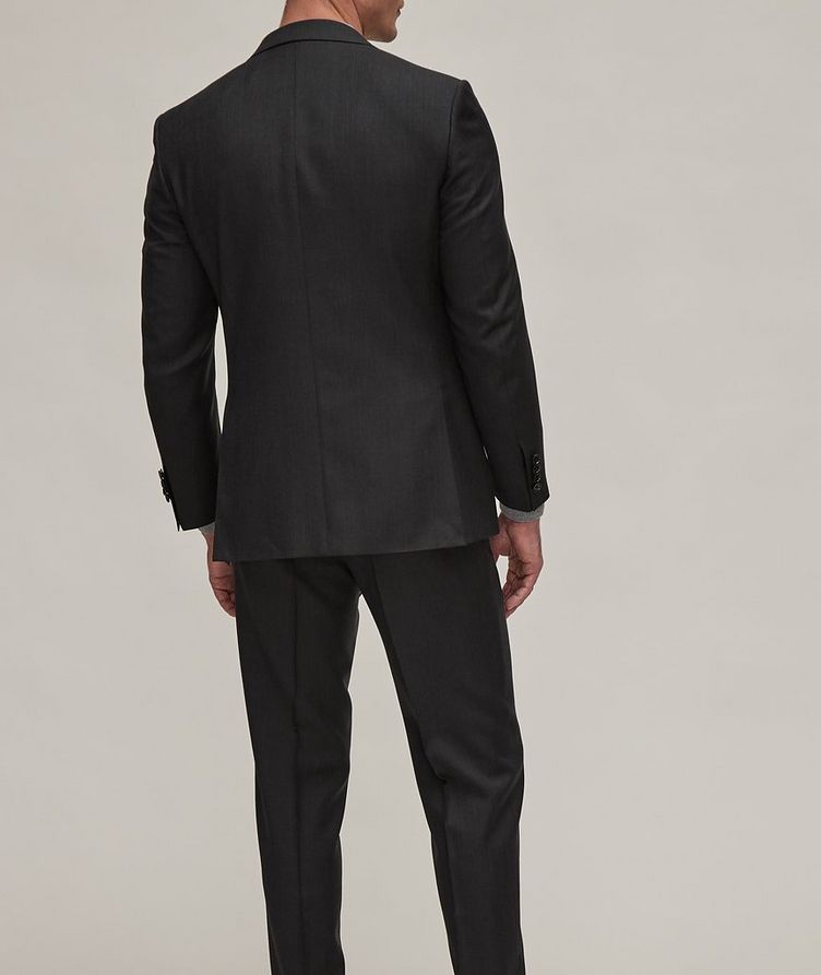 Contemporary Line Textured Wool Suit image 2