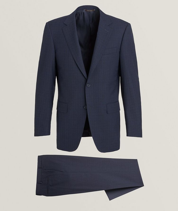 Contemporary-Fit Micro Neat Wool Suit image 0