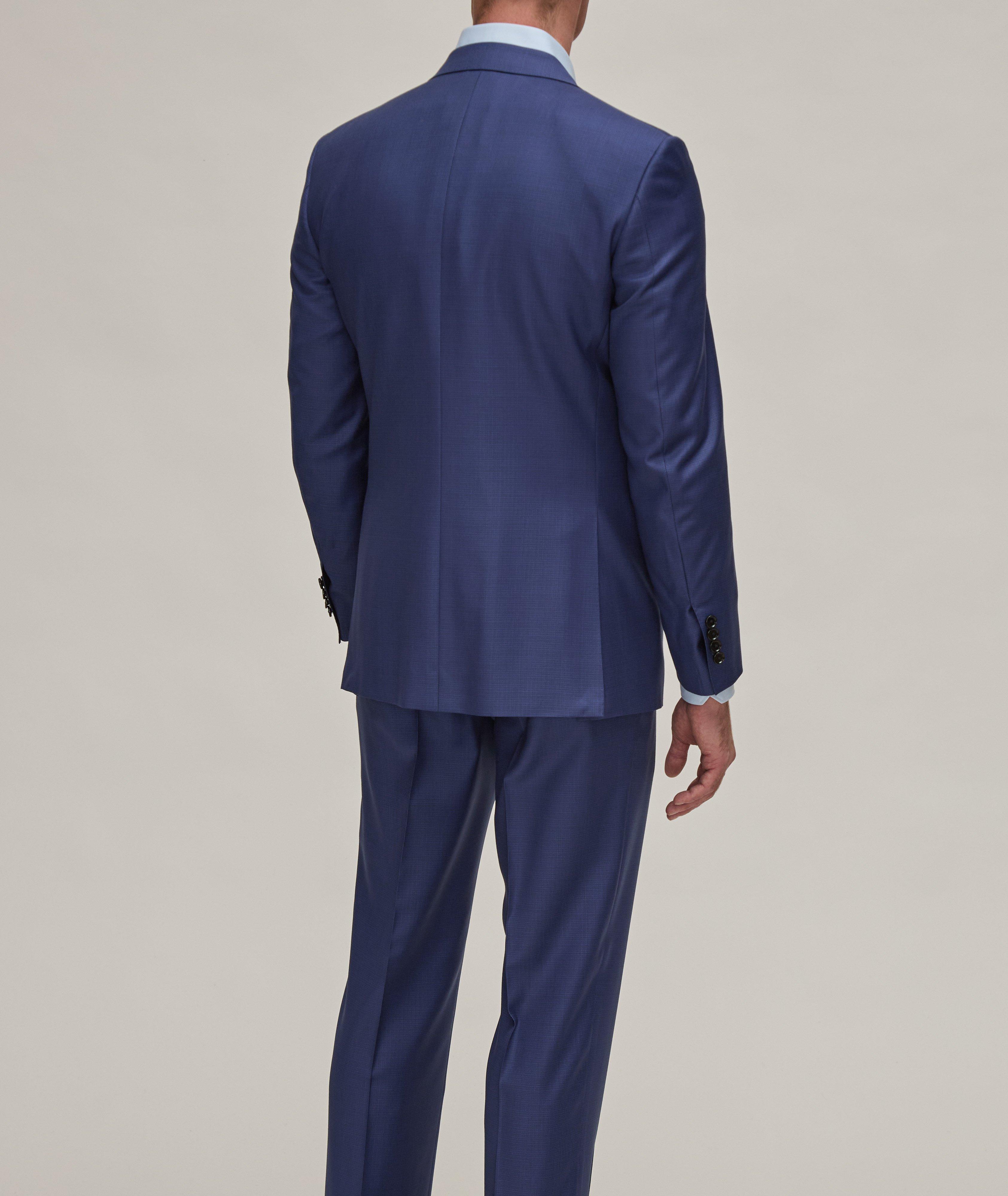 Contemporary-Fit Micro Neat Wool Suit image 2