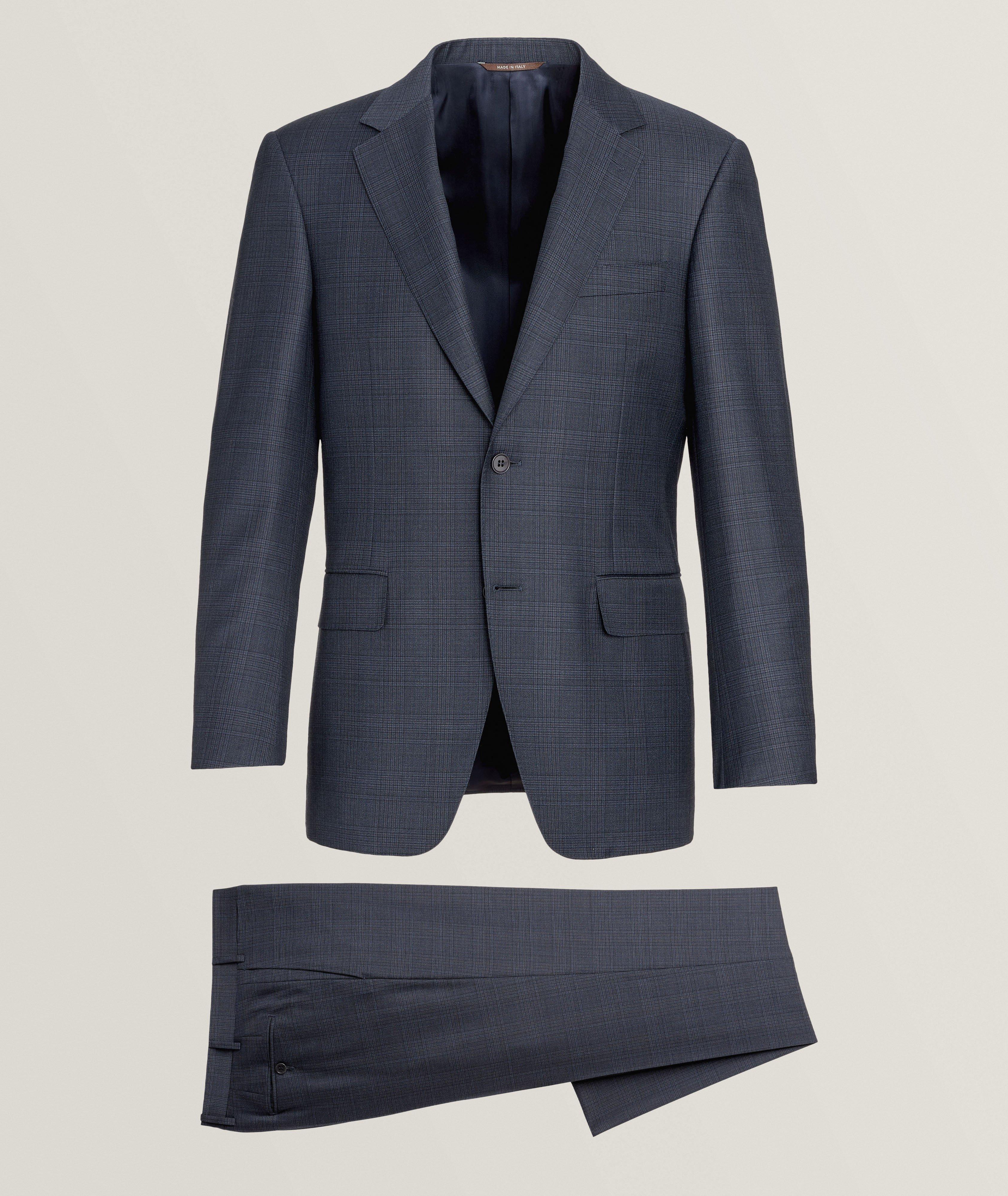 Tonal Glen Check Wool Suit  image 0