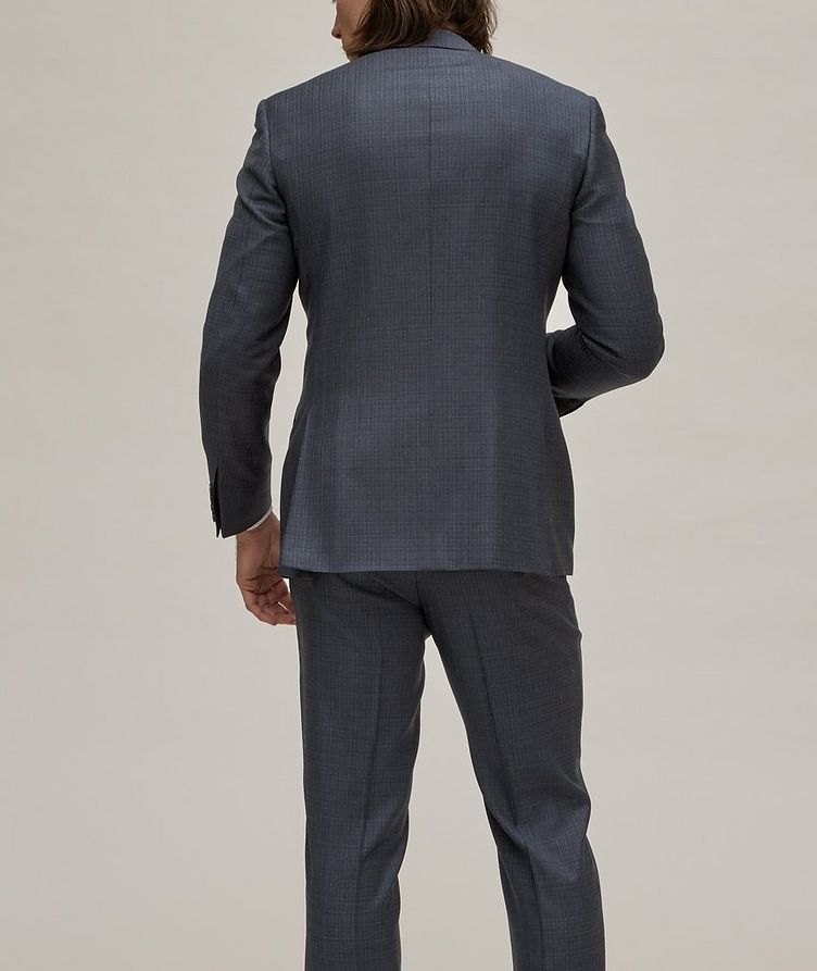Tonal Micro-Check Wool Suit image 2
