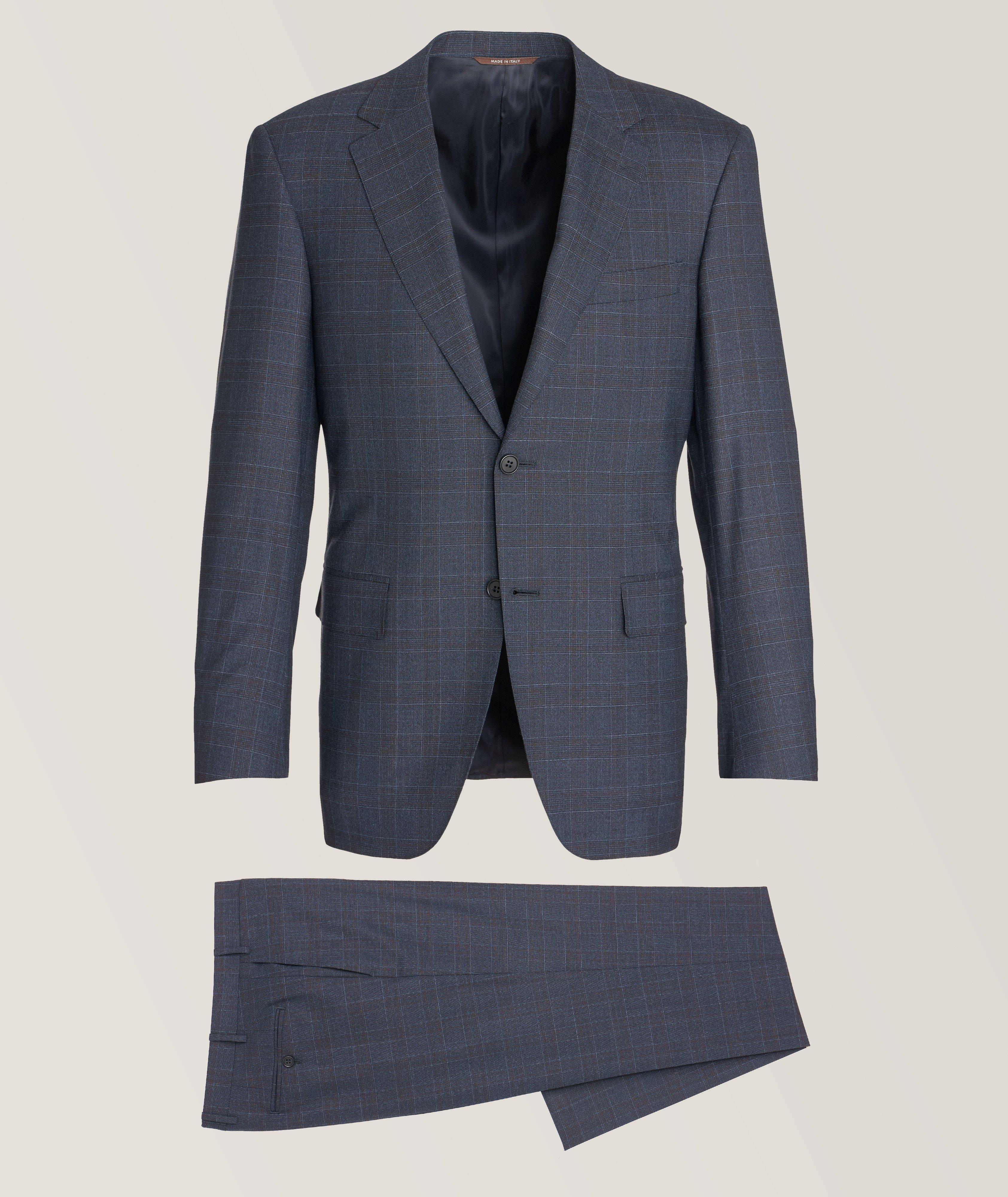 Glen Check Stretch-Wool Suit image 0