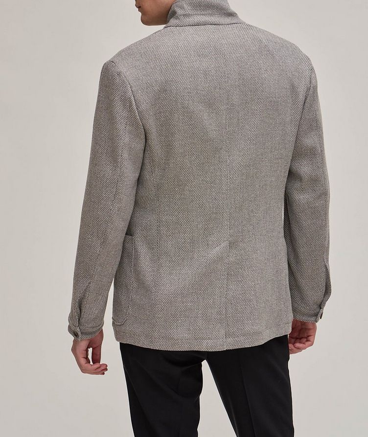Textured Weave Stretch-Wool Blend Sport Jacket image 2