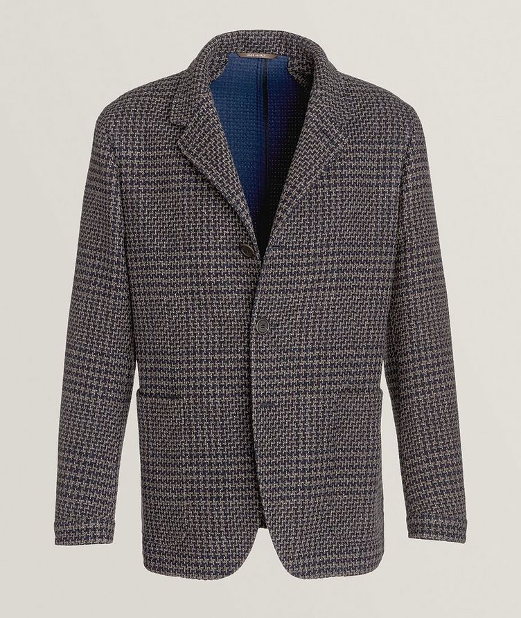 Nuvola Textured Knit Wool-Cashmere Sport Jacket image 0