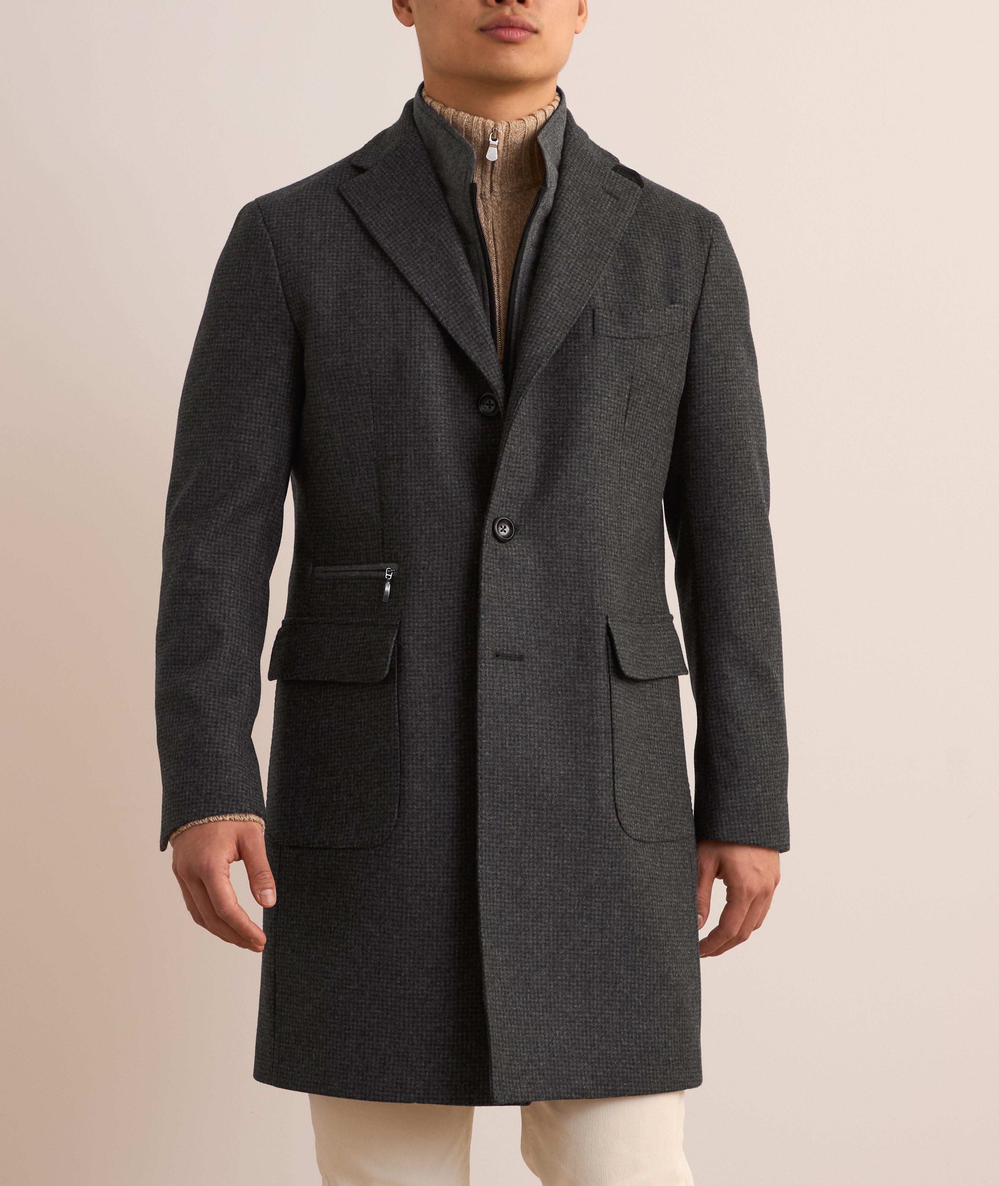 Insert Wool Houndstooth Coat image 1
