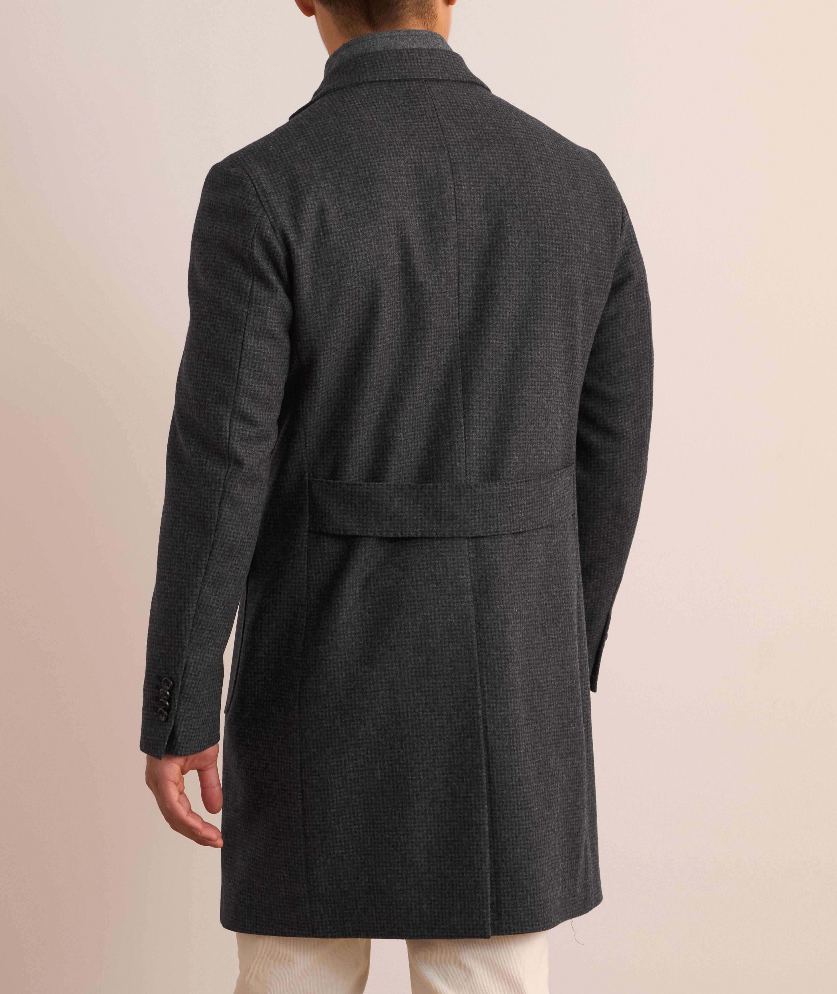 Insert Wool Houndstooth Coat image 2