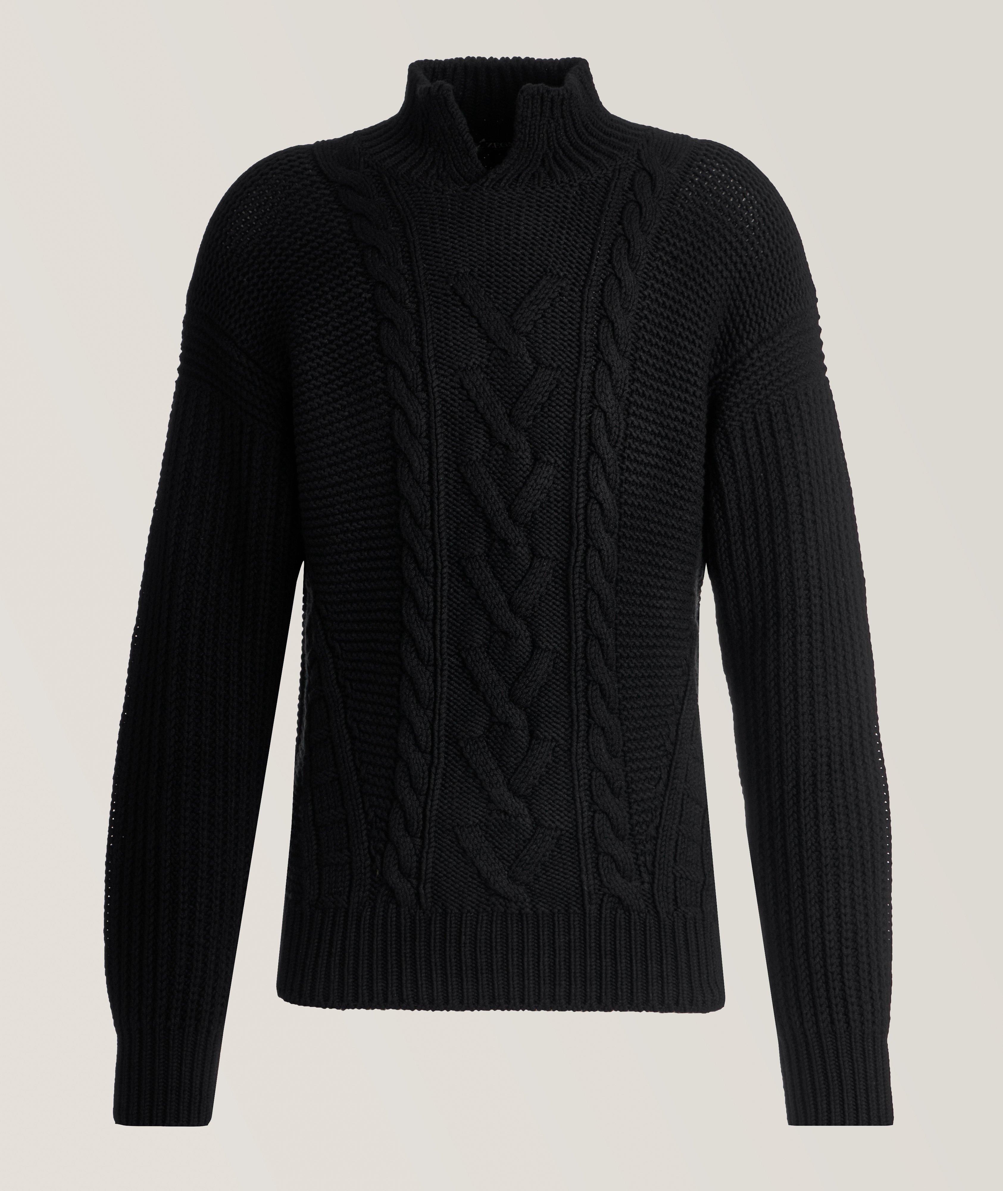 Oasi Cashmere Cable Knit Sweater image 0