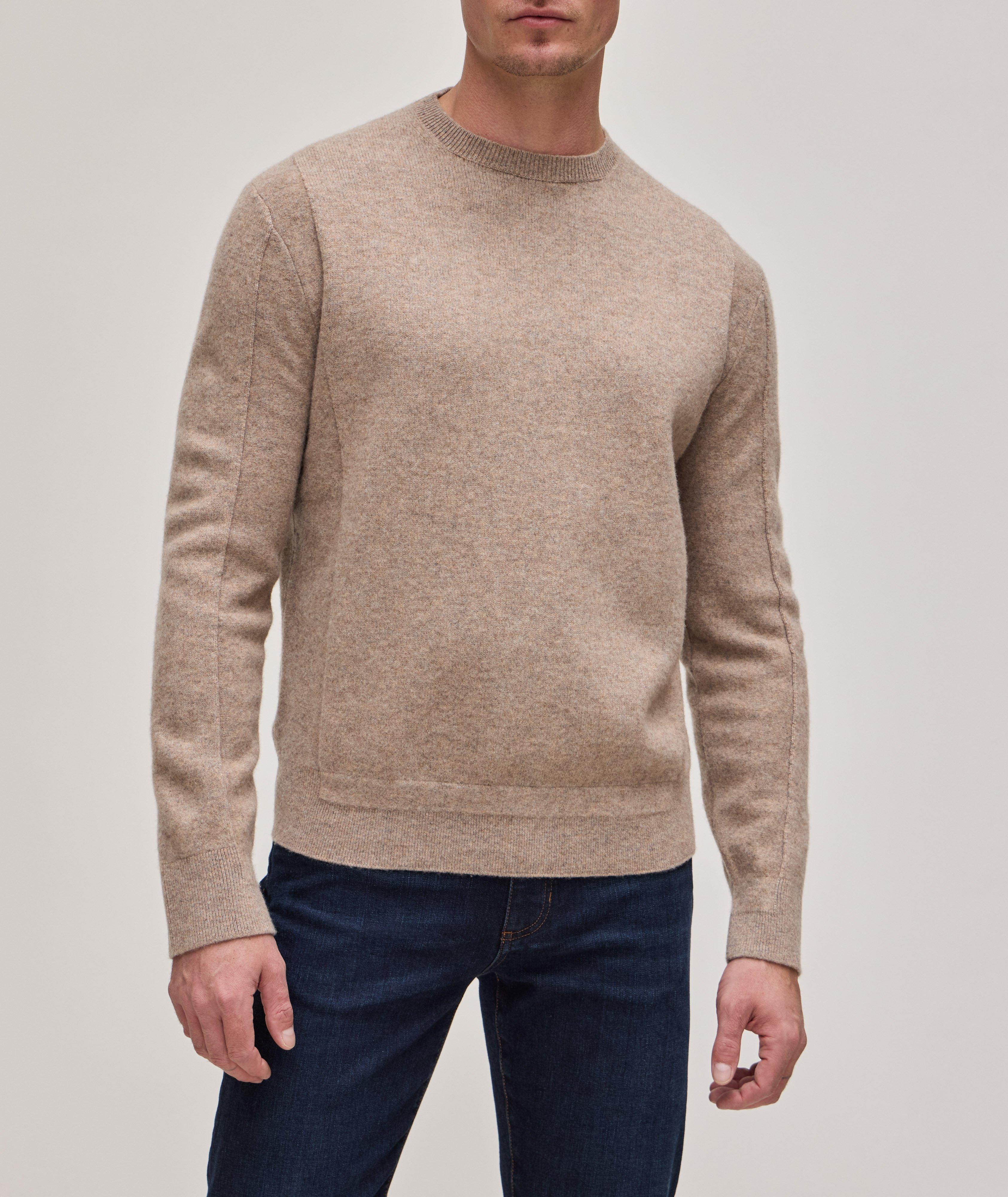 Mélange Wool-Cashmere Sweater