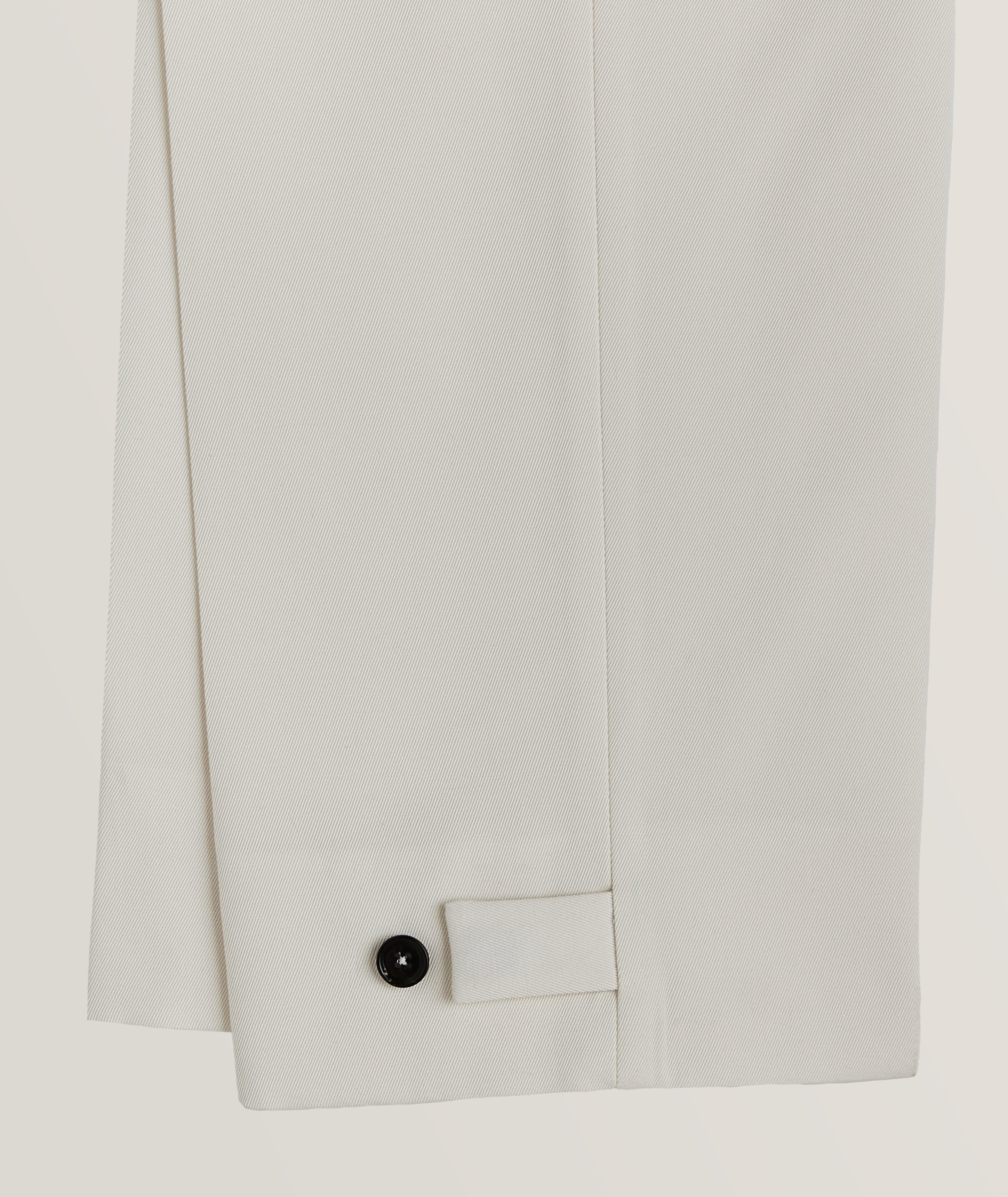 Cotton-Wool Double Pleated Pants image 2