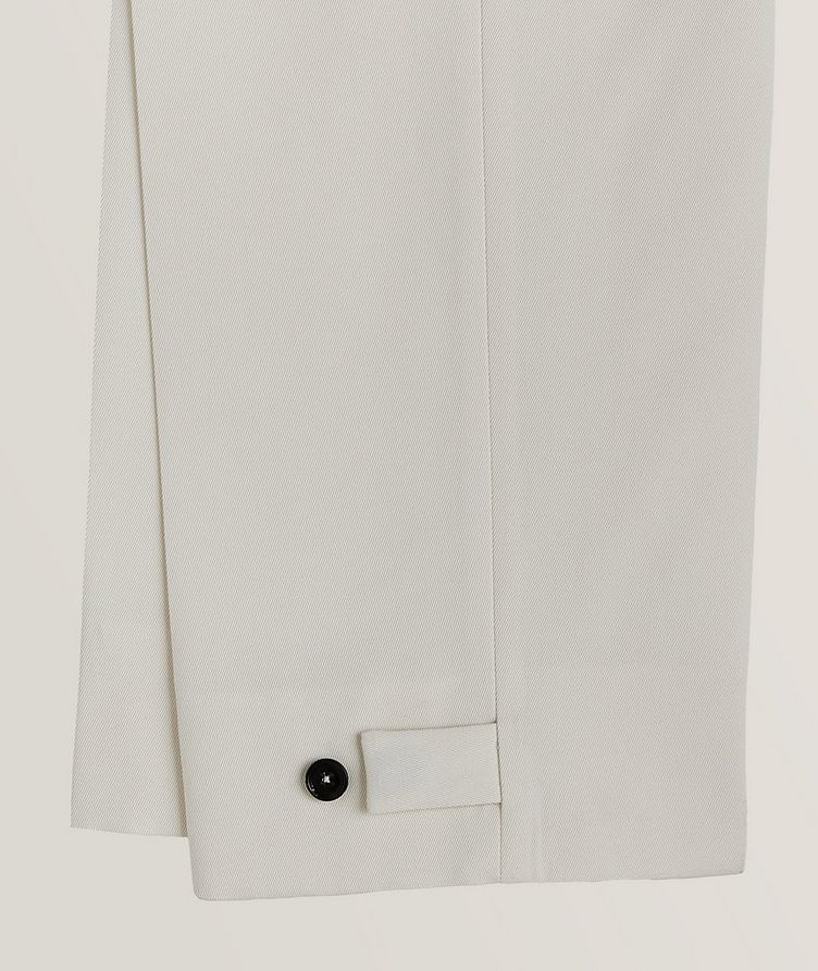 Cotton-Wool Double Pleated Pants image 2