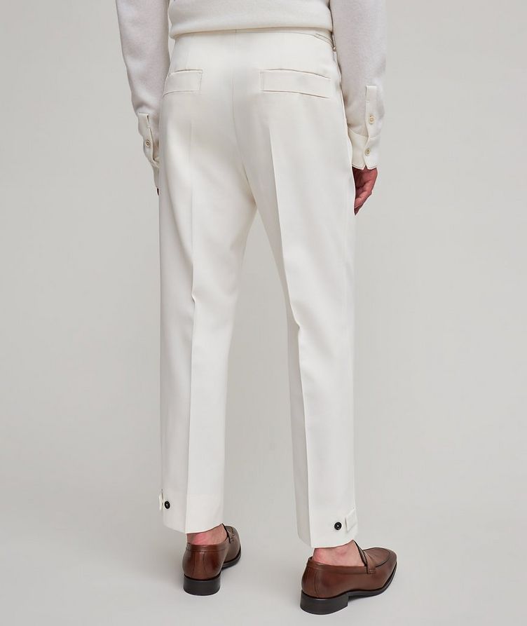 Cotton-Wool Double Pleated Pants image 4