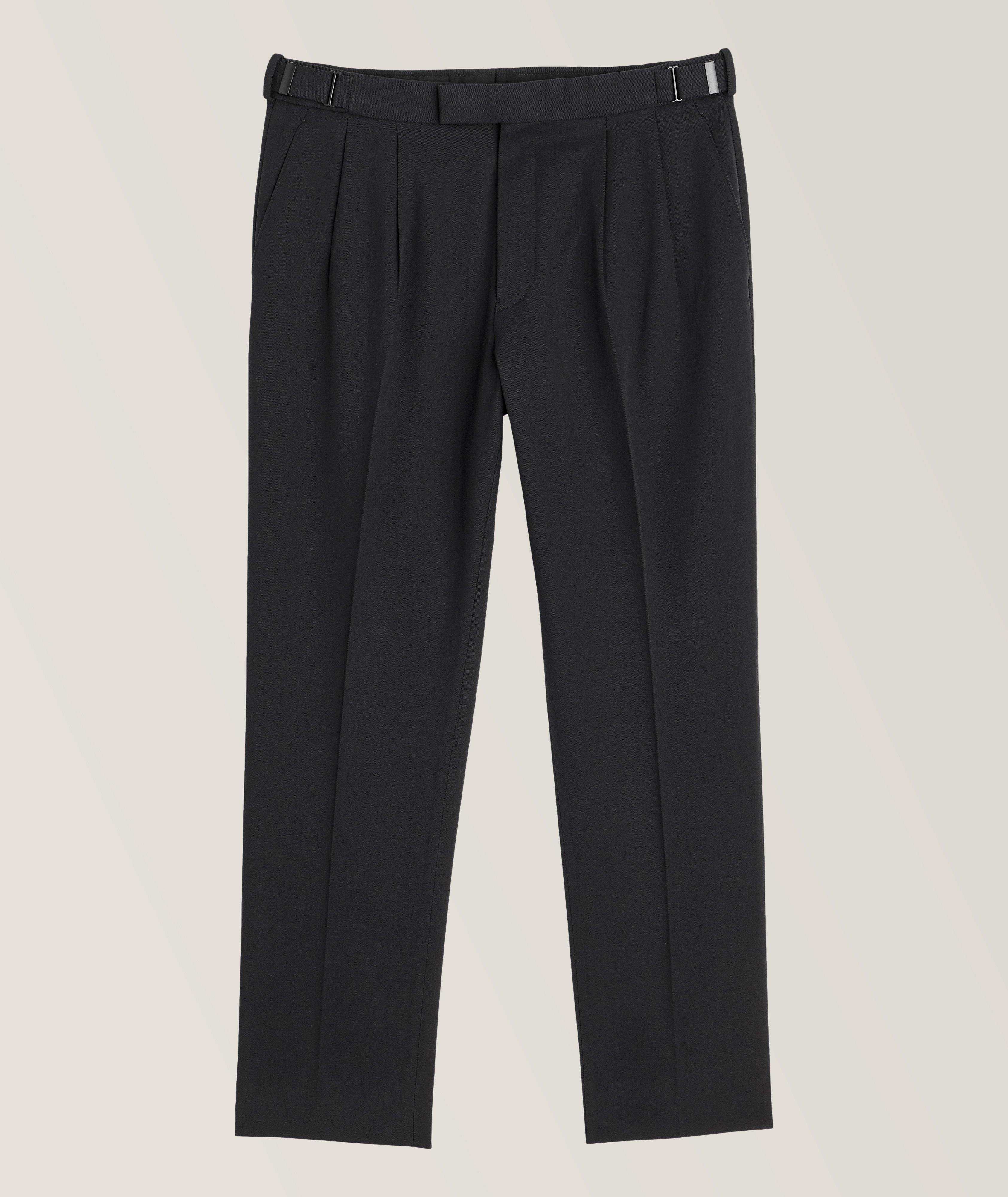 Cotton-Wool Double Pleated Pants image 0