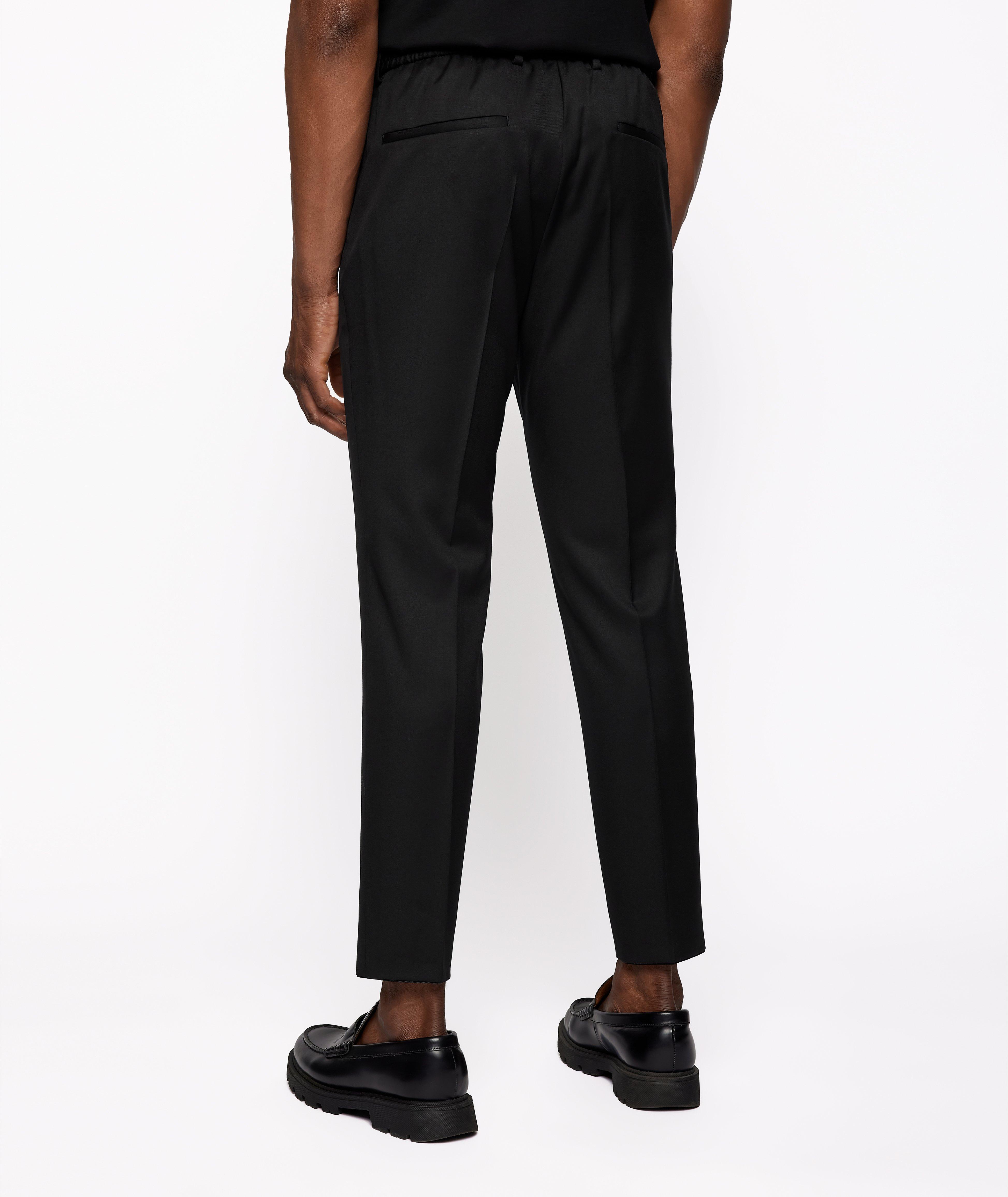 Serge Virgin Wool Drawstring Dress Pants image 3