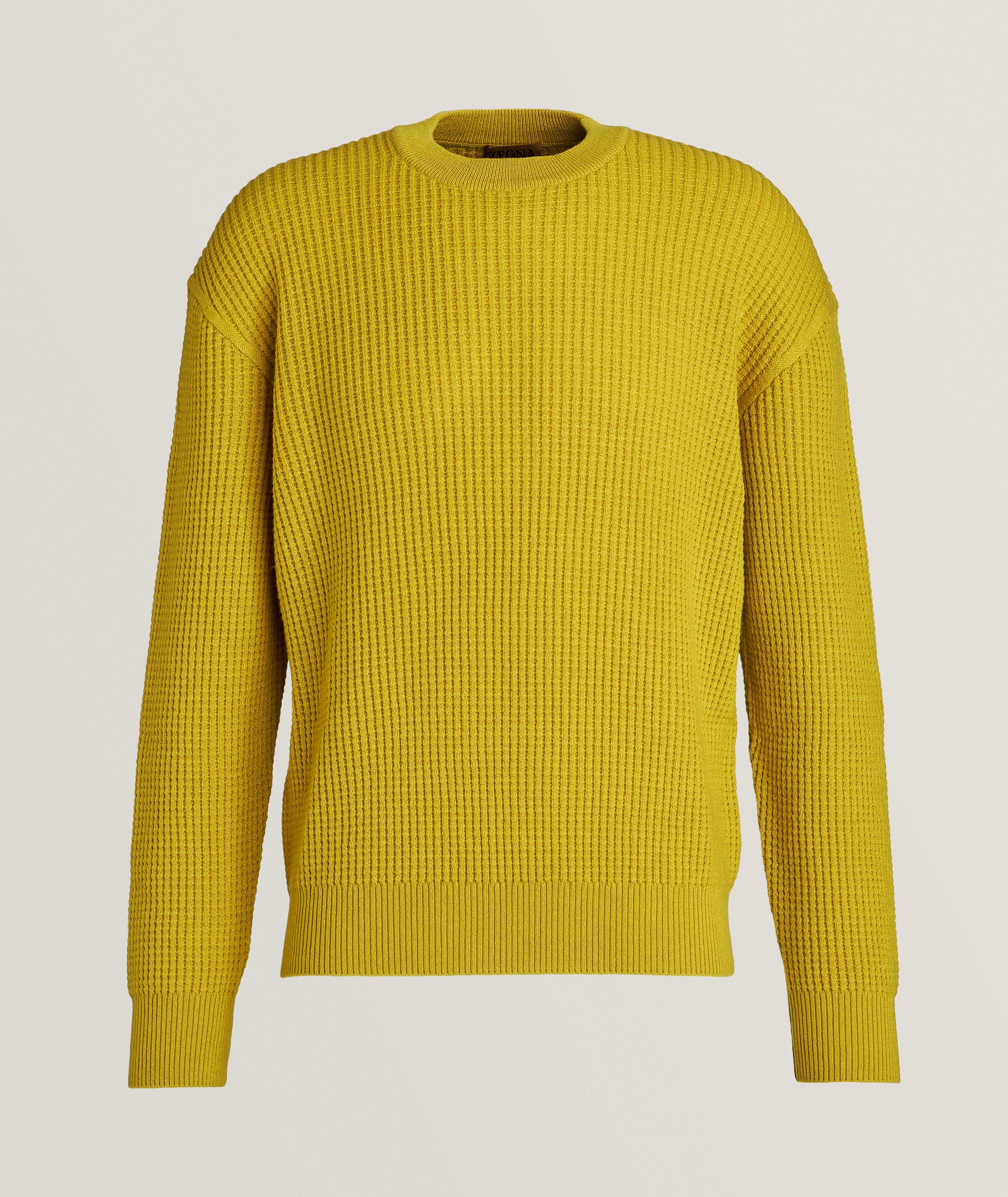 ZEGNA x The Elder Statesman Waffle-Knit Oasi Cashmere Sweater 