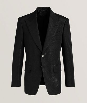 TOM FORD Shelton Metallic Weave Tuxedo Jacket