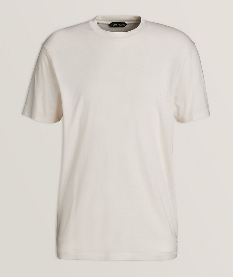 T-shirt en jersey de lyocell et de coton image 0