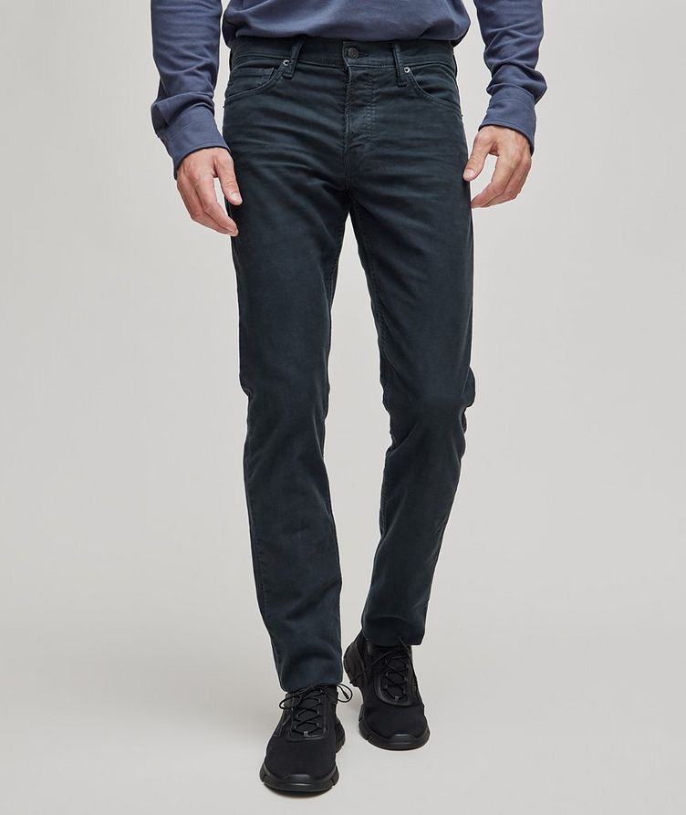 Slim-Fit Moleskin Cotton-Blend Jeans image 2