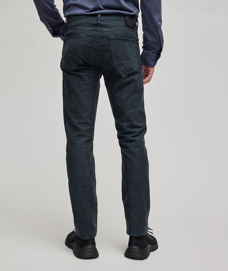 Slim-Fit Moleskin Cotton-Blend Jeans image 3