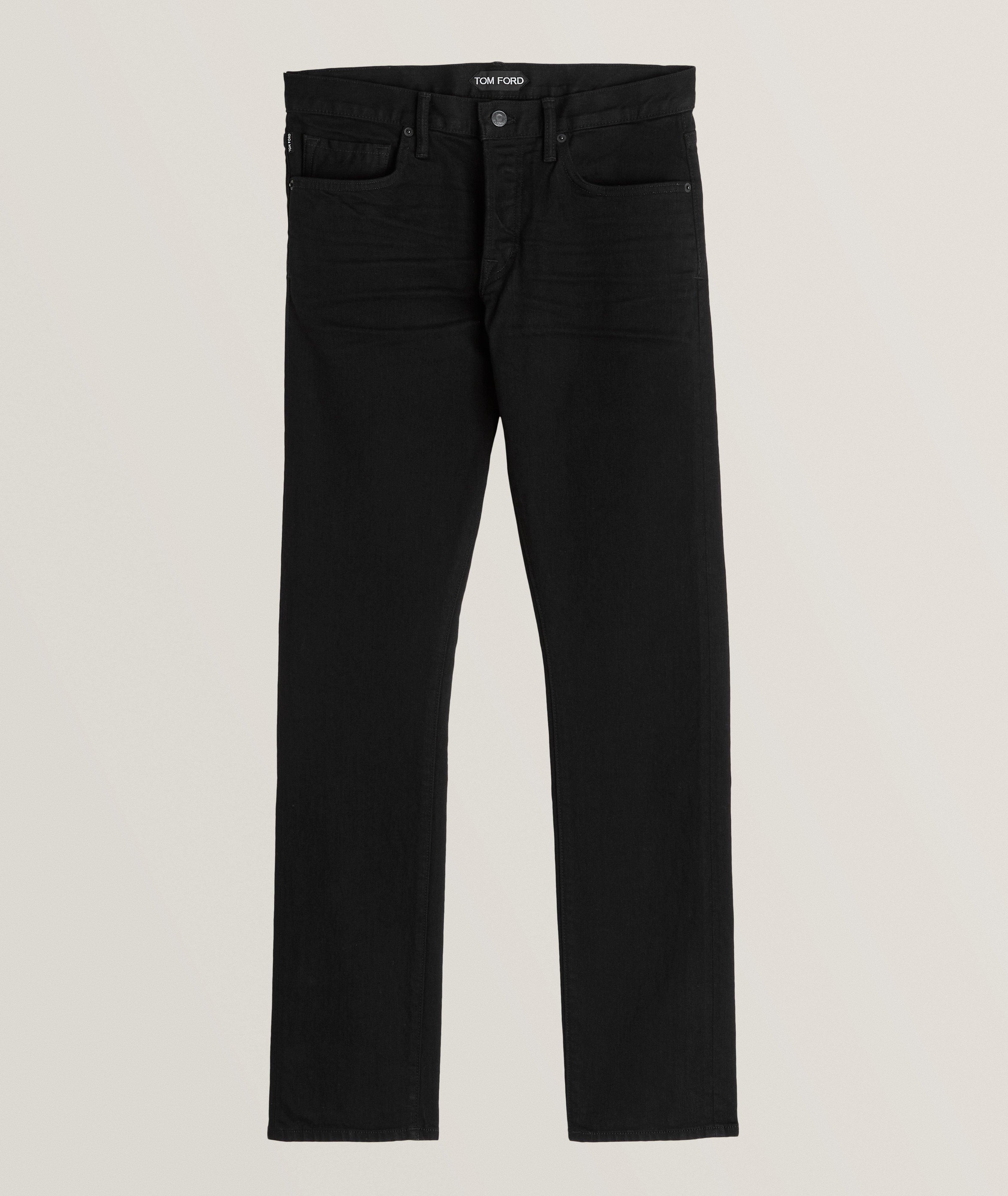 Slim-Fit Stretch-Cotton Jeans image 0