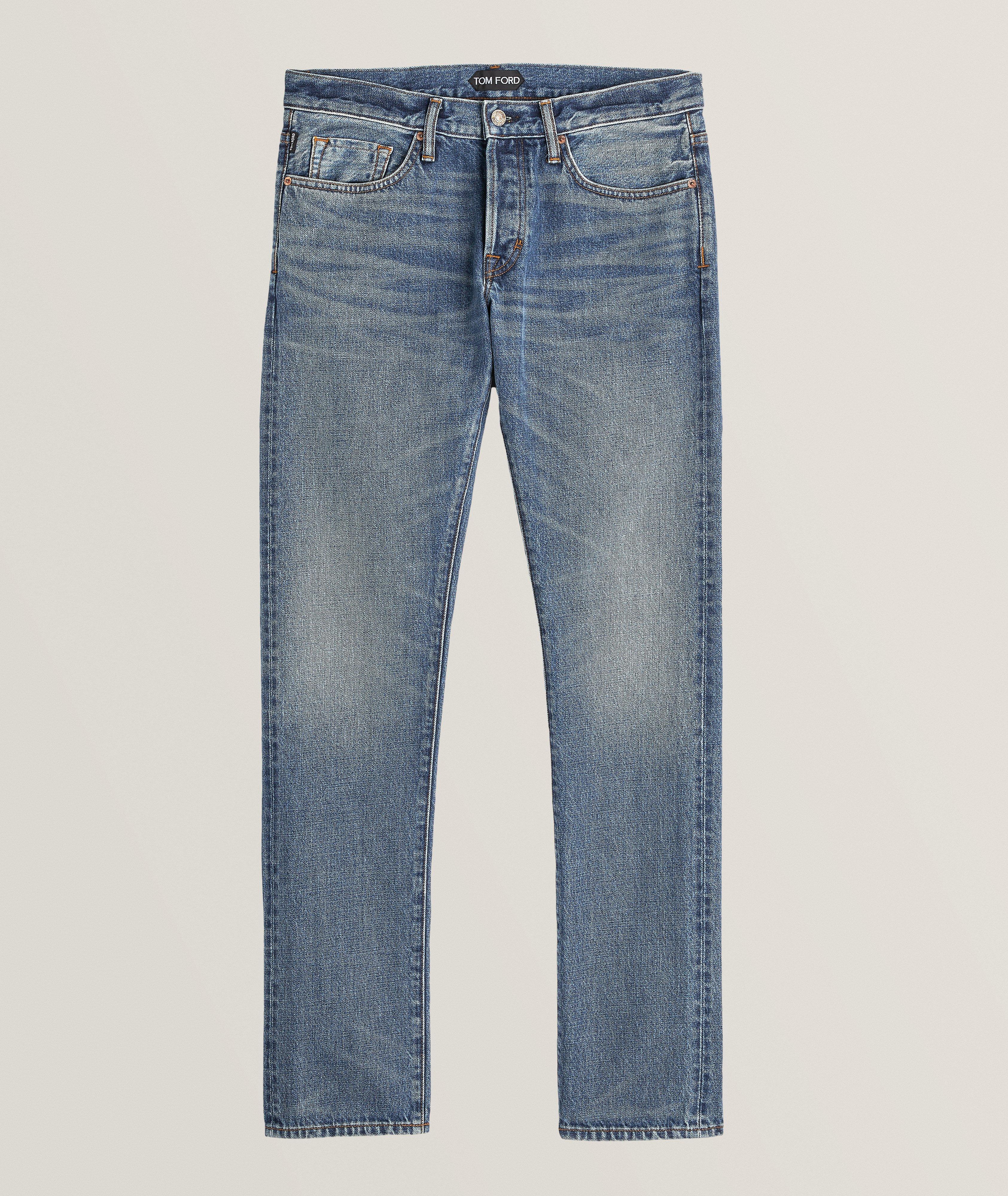 Slim-Fit Selvedge Jeans image 0