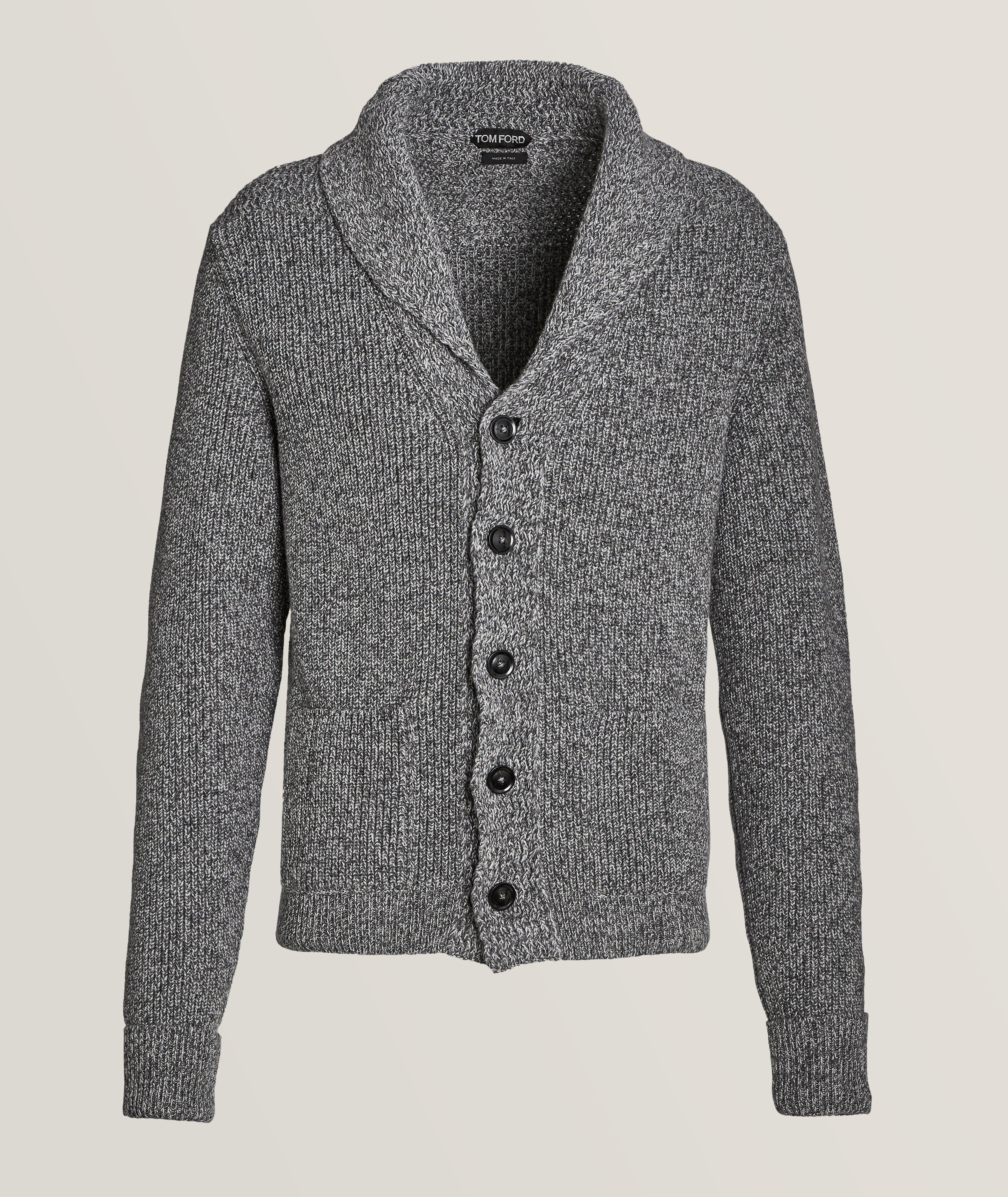 TOM FORD Mélange Cashmere Knitted Cardigan, Sweaters & Knits