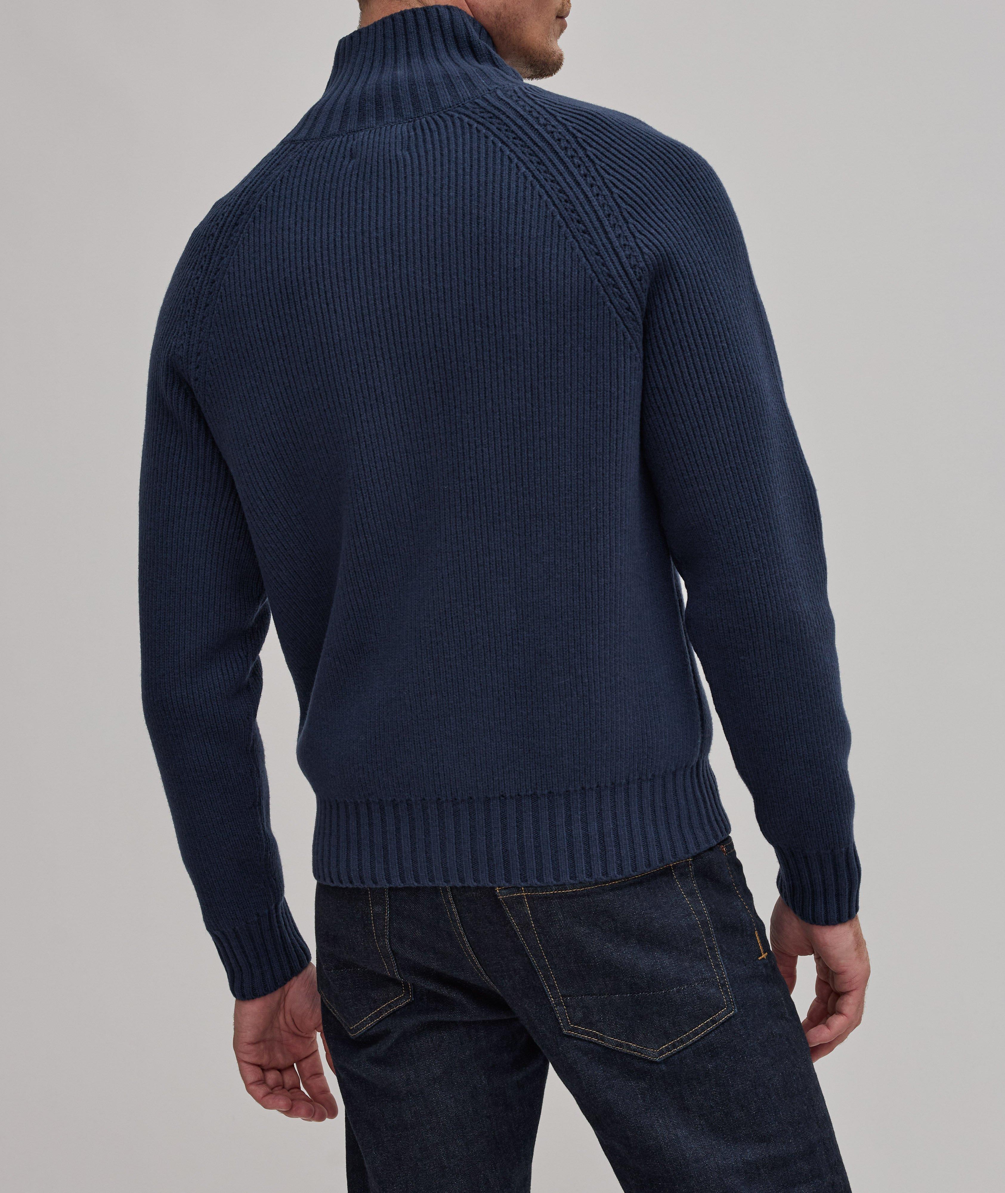 Wool-Cashmere Blend Thick Knitted Sweater image 2