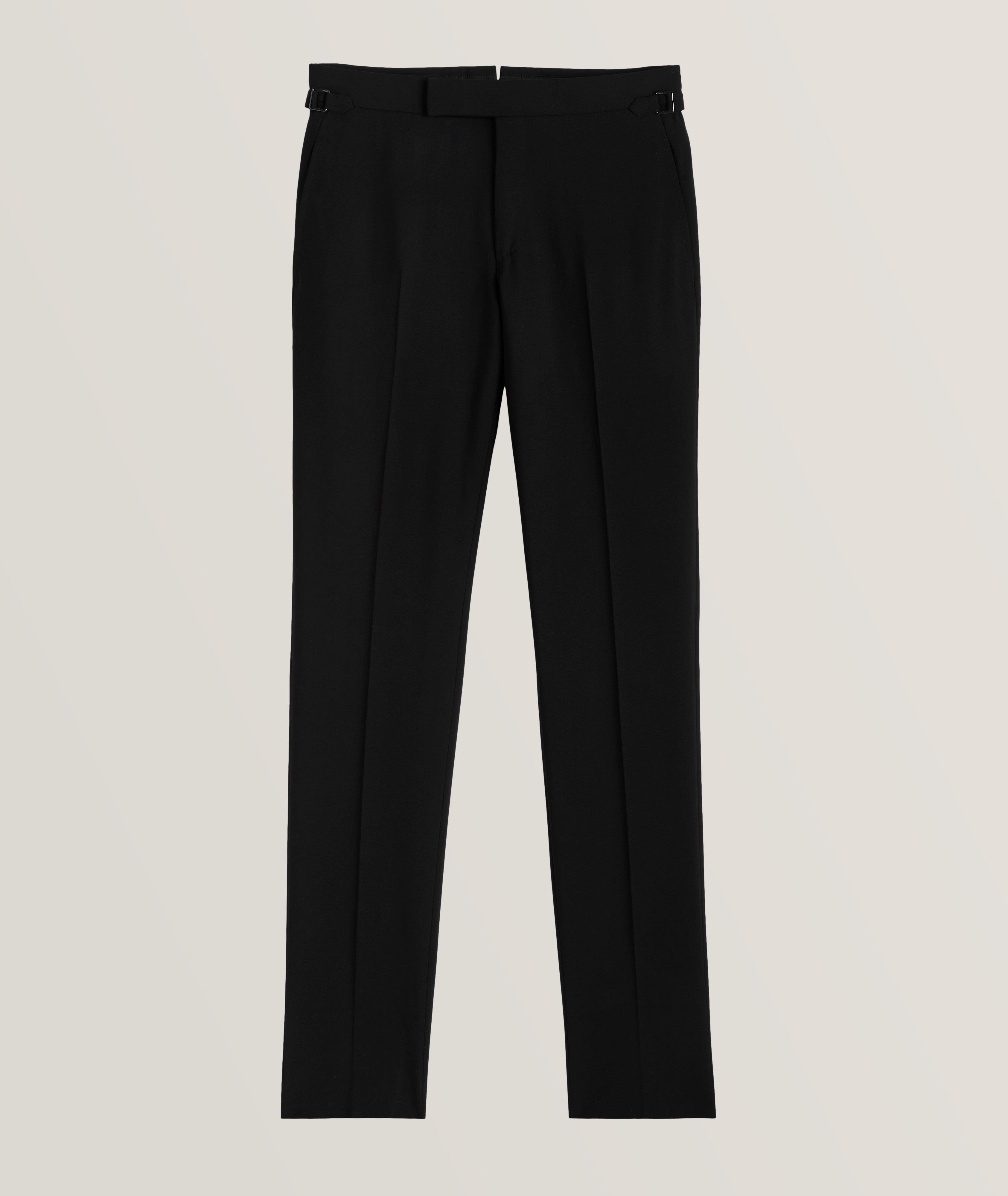 Black O'Connor Super 120s wool suit trousers, Tom Ford