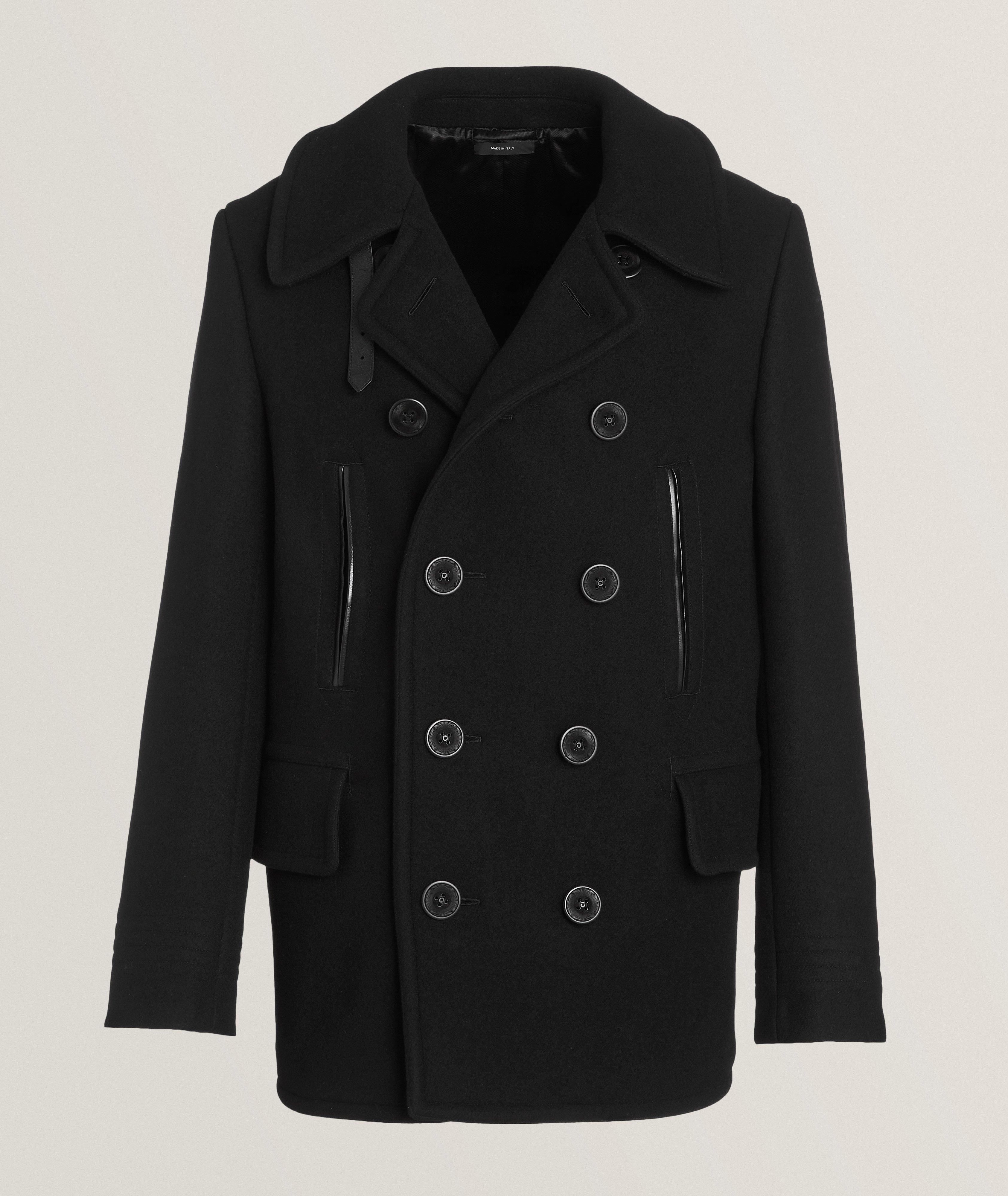 TOM FORD Japanese Melton Wool-Blend Peacoat | Coats | Harry