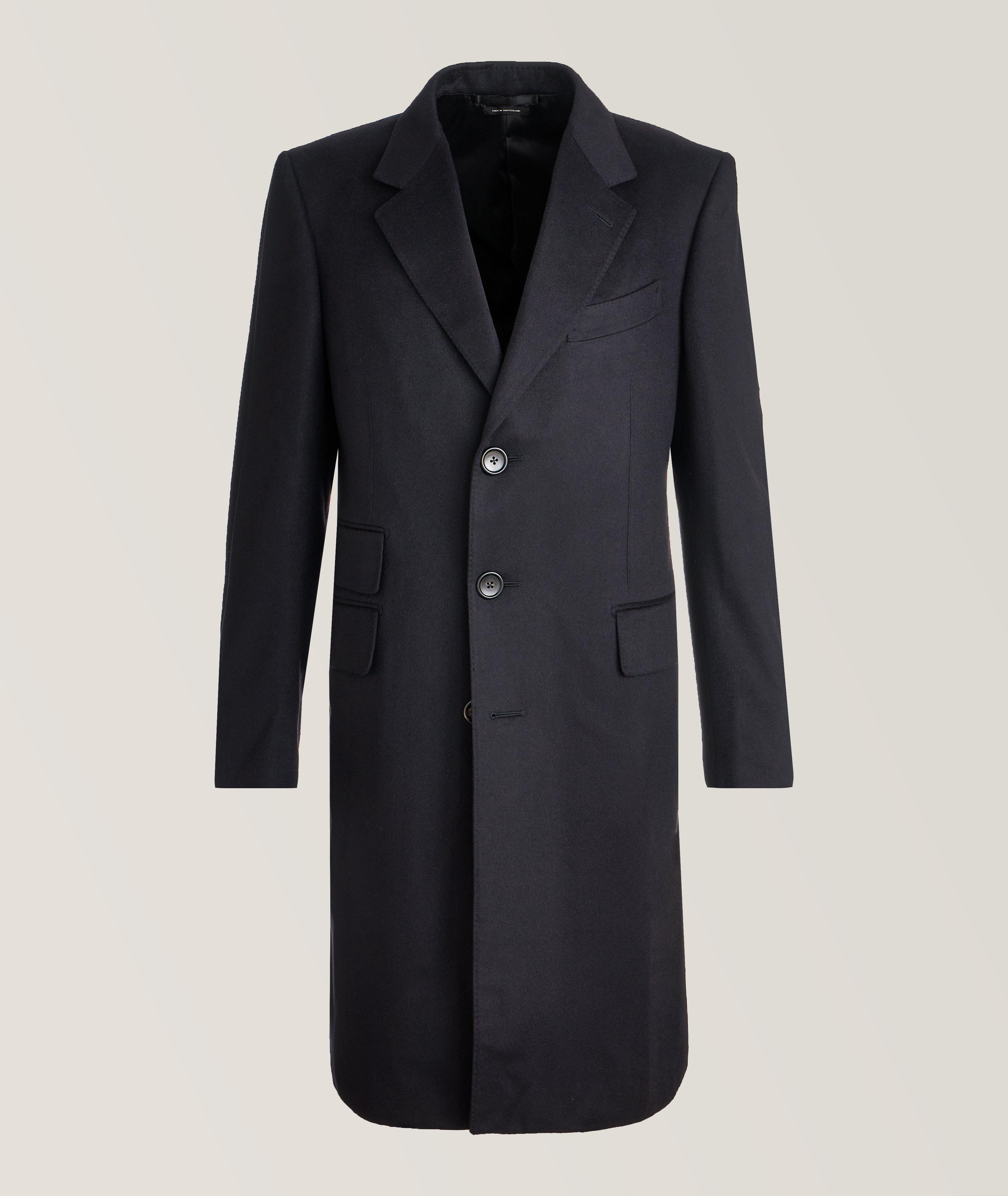 Wool cashmere tailored on sale coat