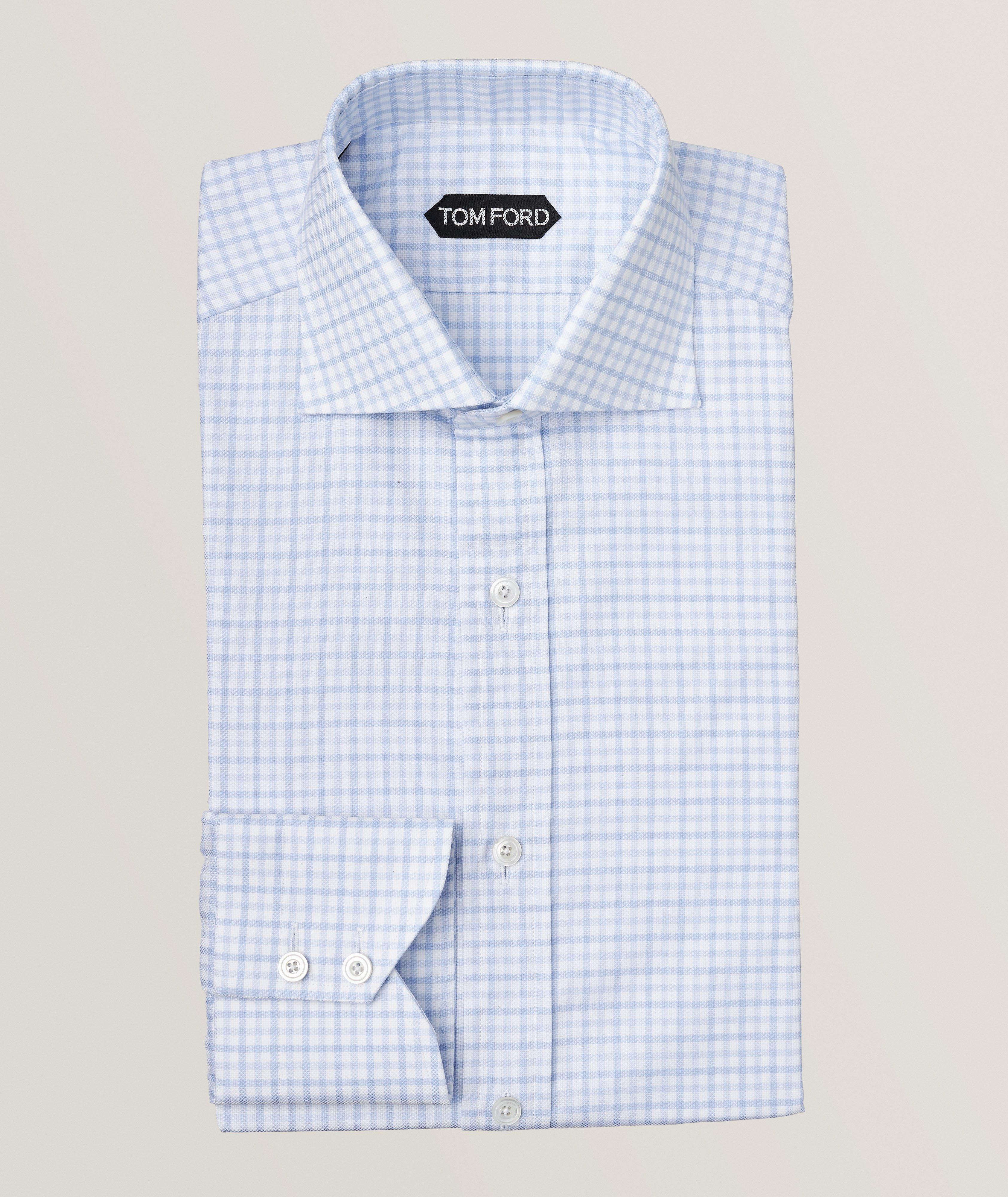 Gingahm Cotton-Blend Dress Shirt image 0