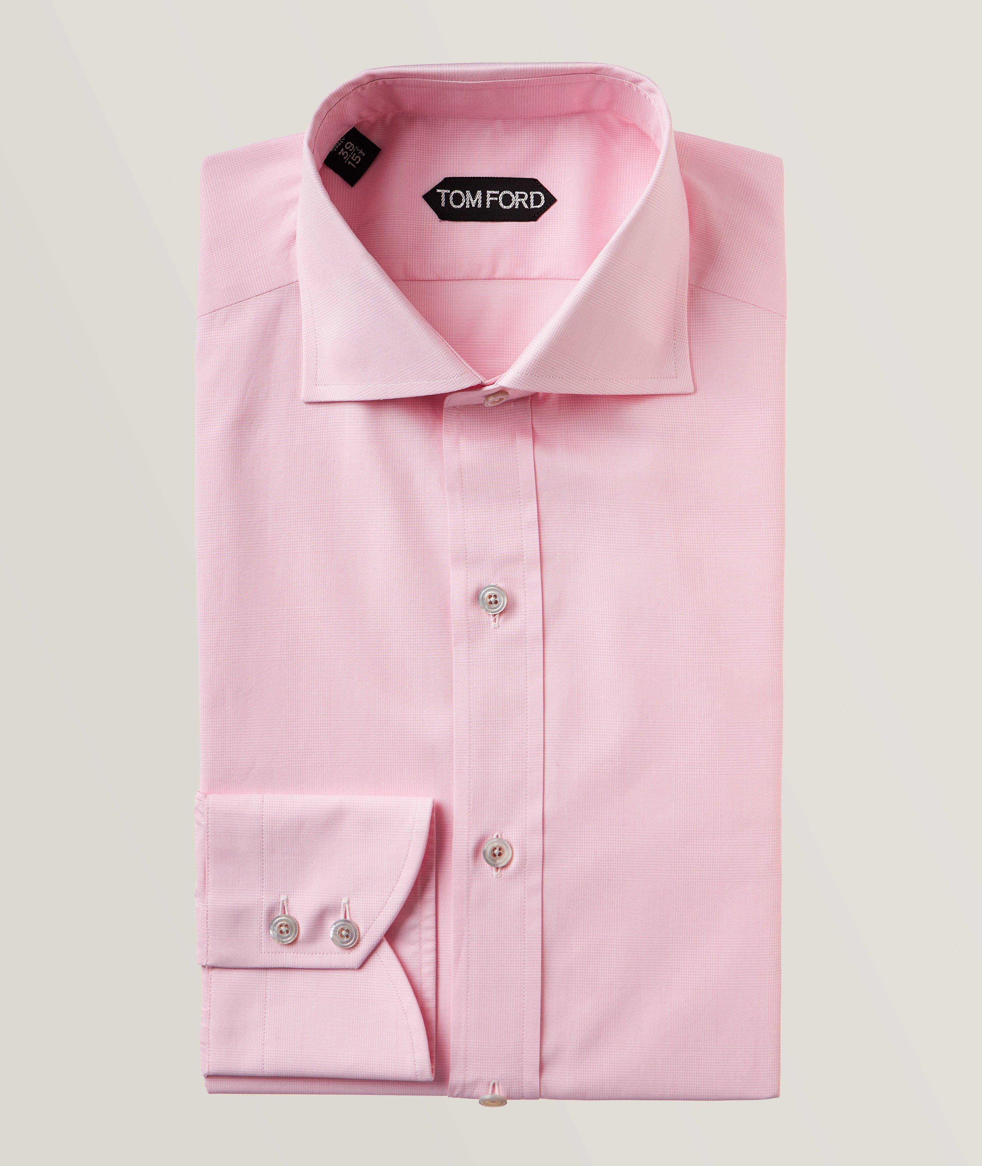 TOM FORD Slim-Fit Prince of Wales Dress Shirt