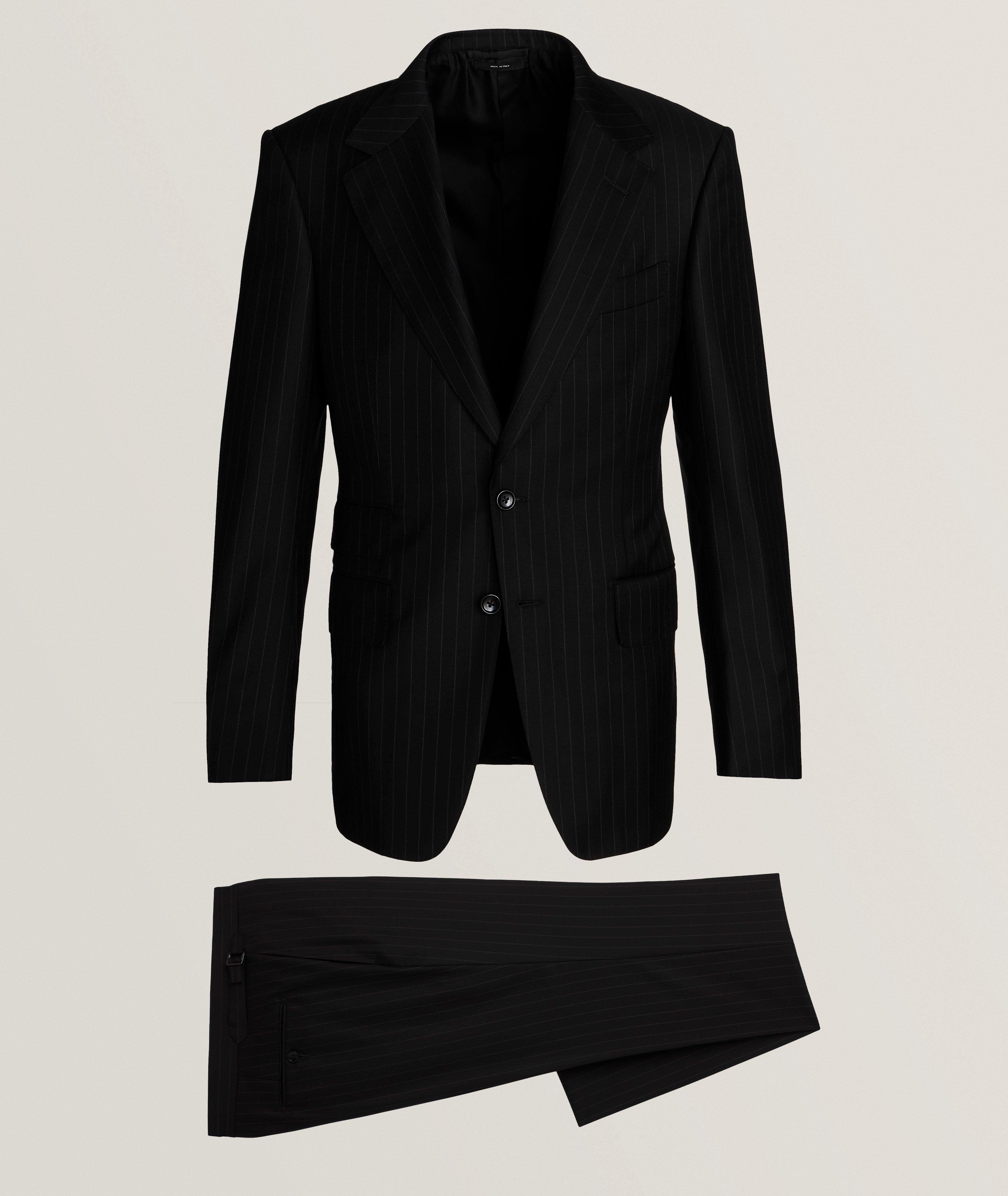 Shelton Chalk Stripe Wool Suit image 0