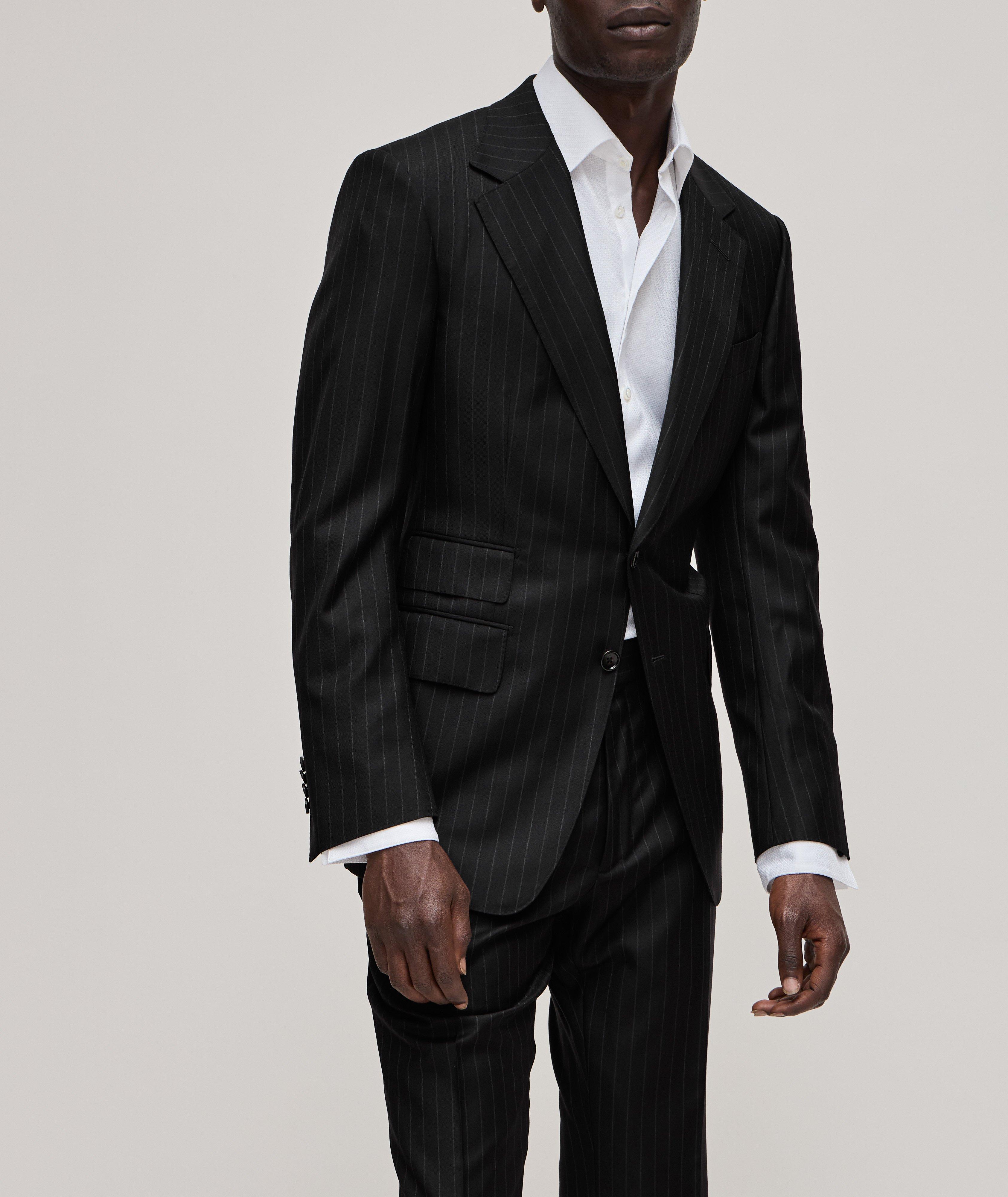 Shelton Chalk Stripe Wool Suit image 1