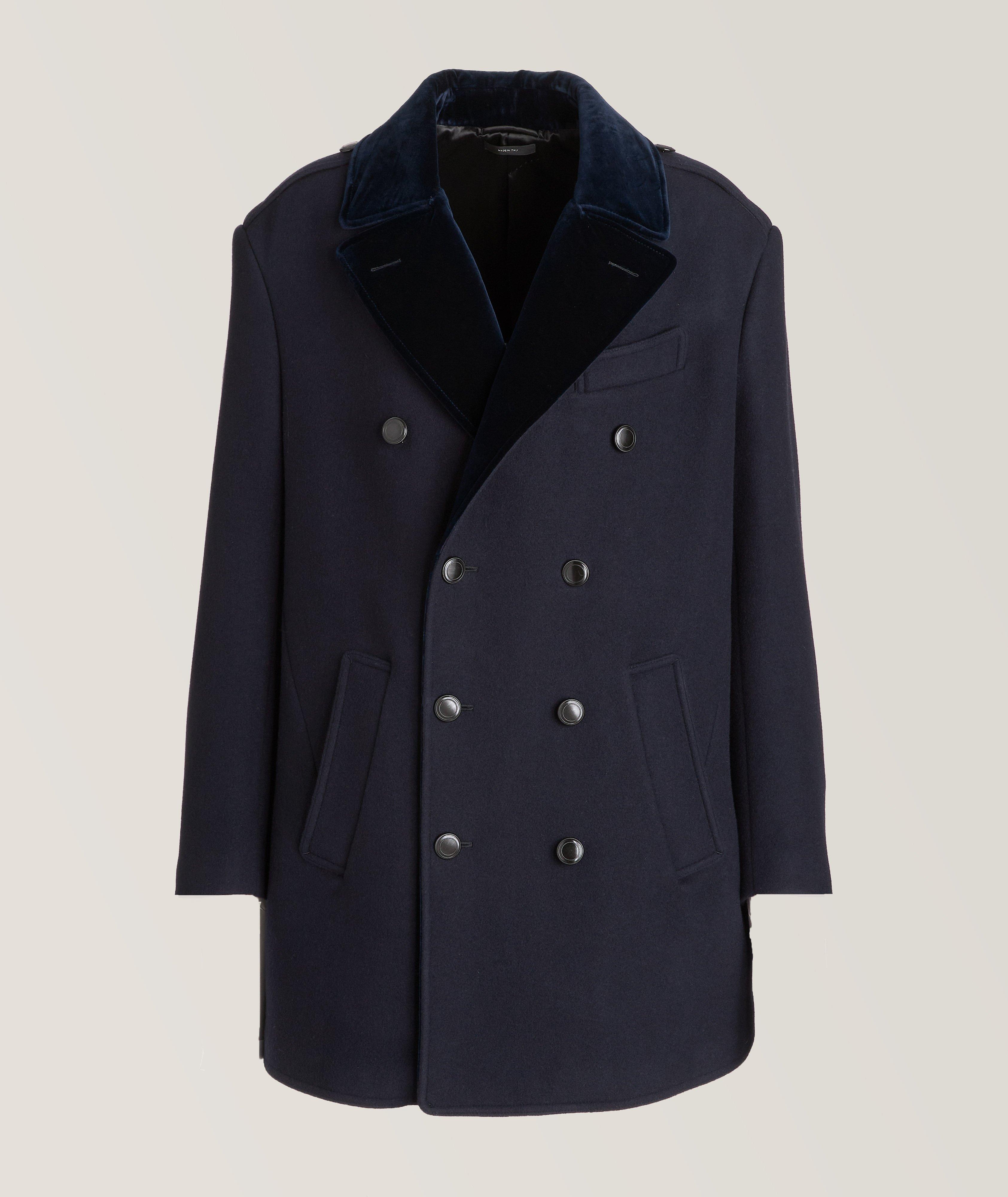 TOM FORD Officer Wool Peacoat