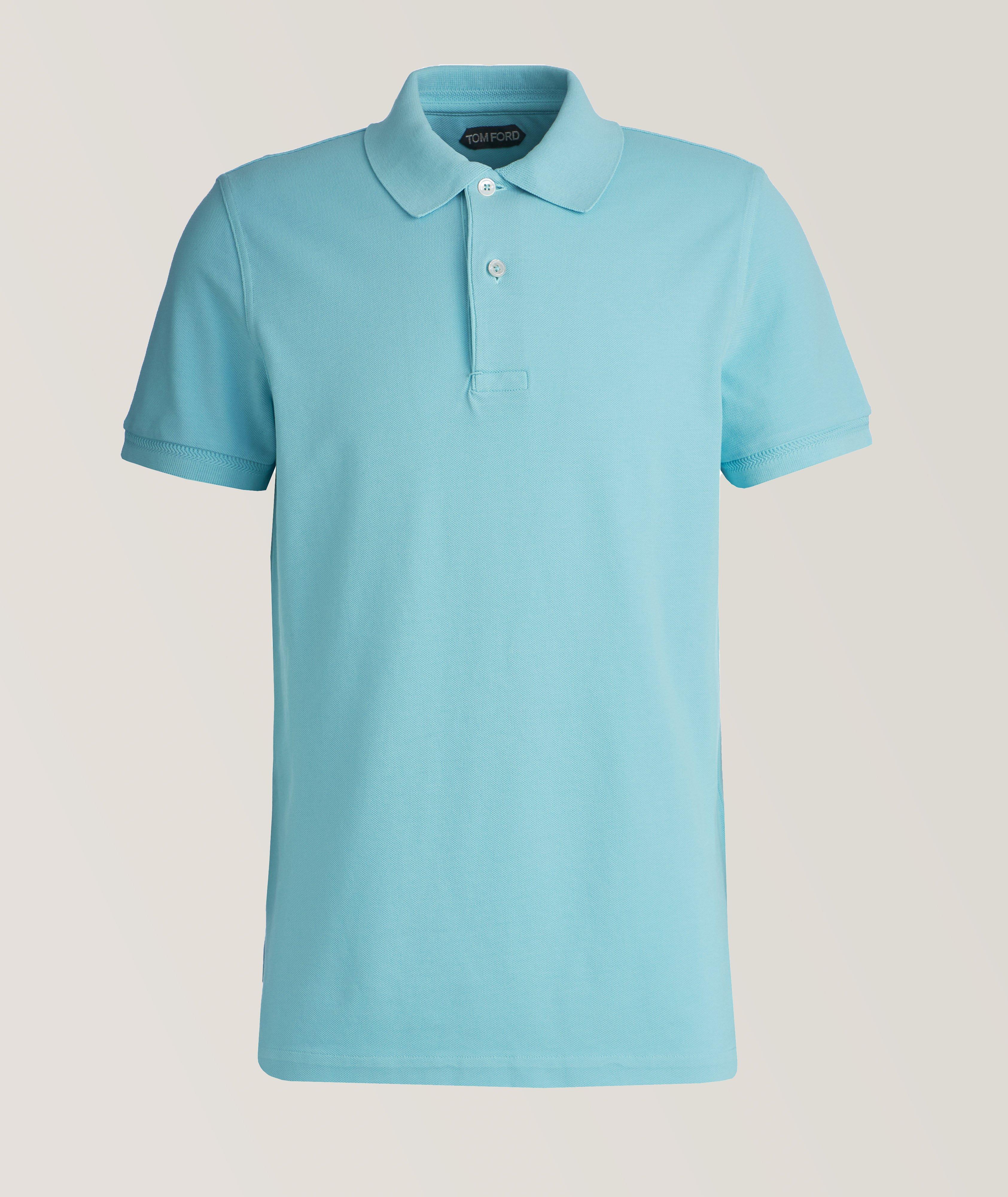 TOM FORD Textured Cotton Polo