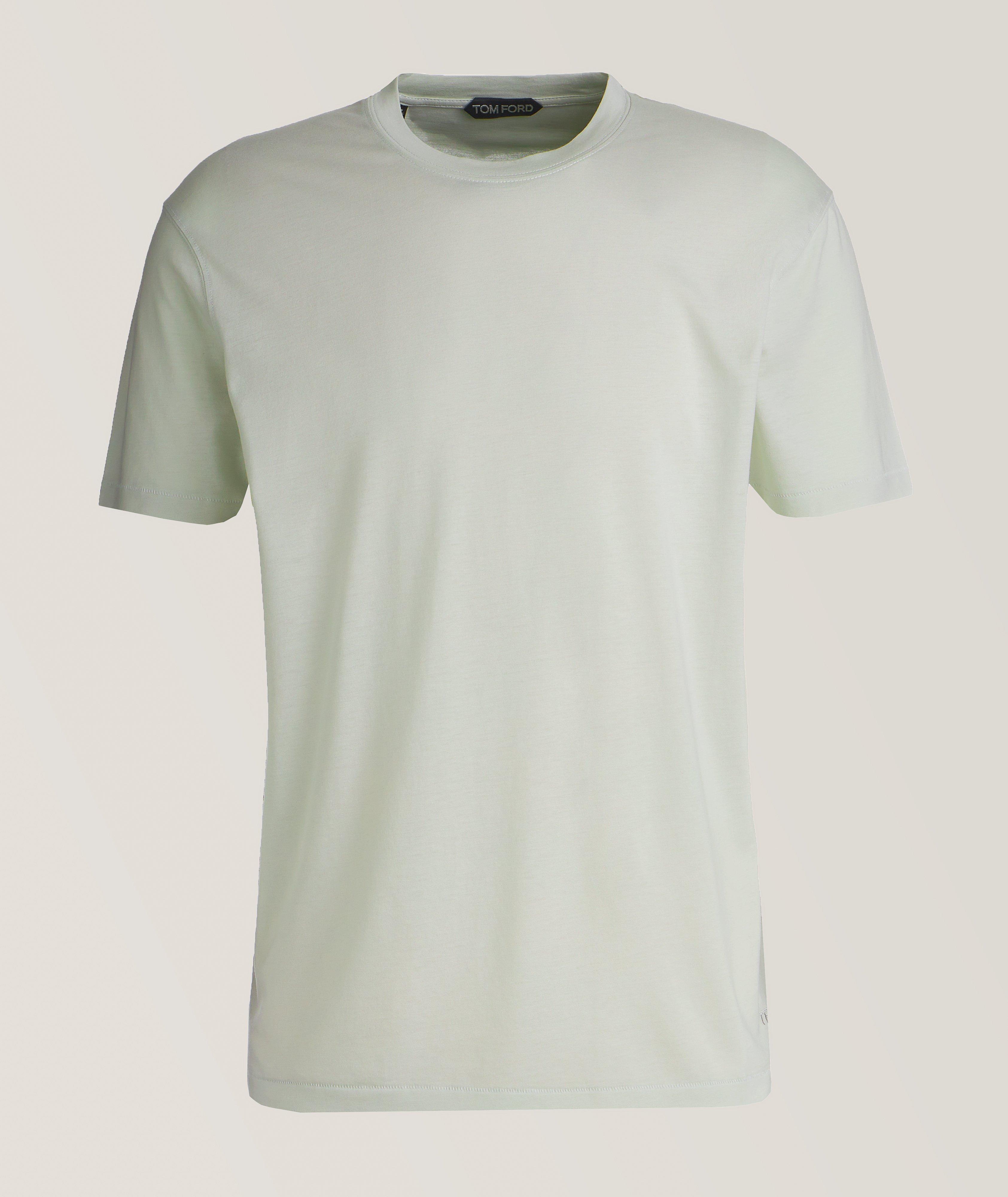 Lyocell Cotton Crewneck T-Shirt image 0