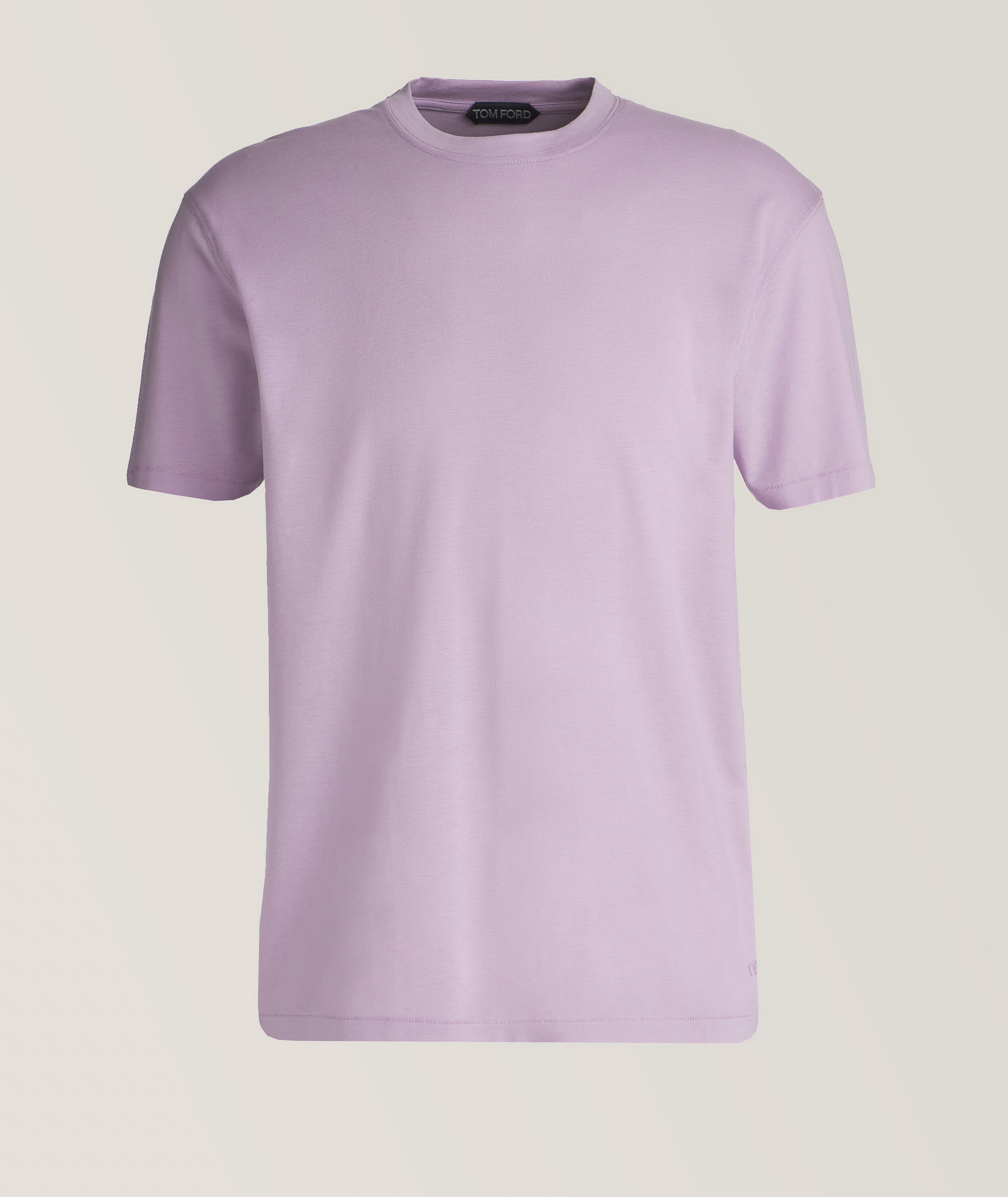 Lyocell-Cotton Crewneck T-Shirt image 0